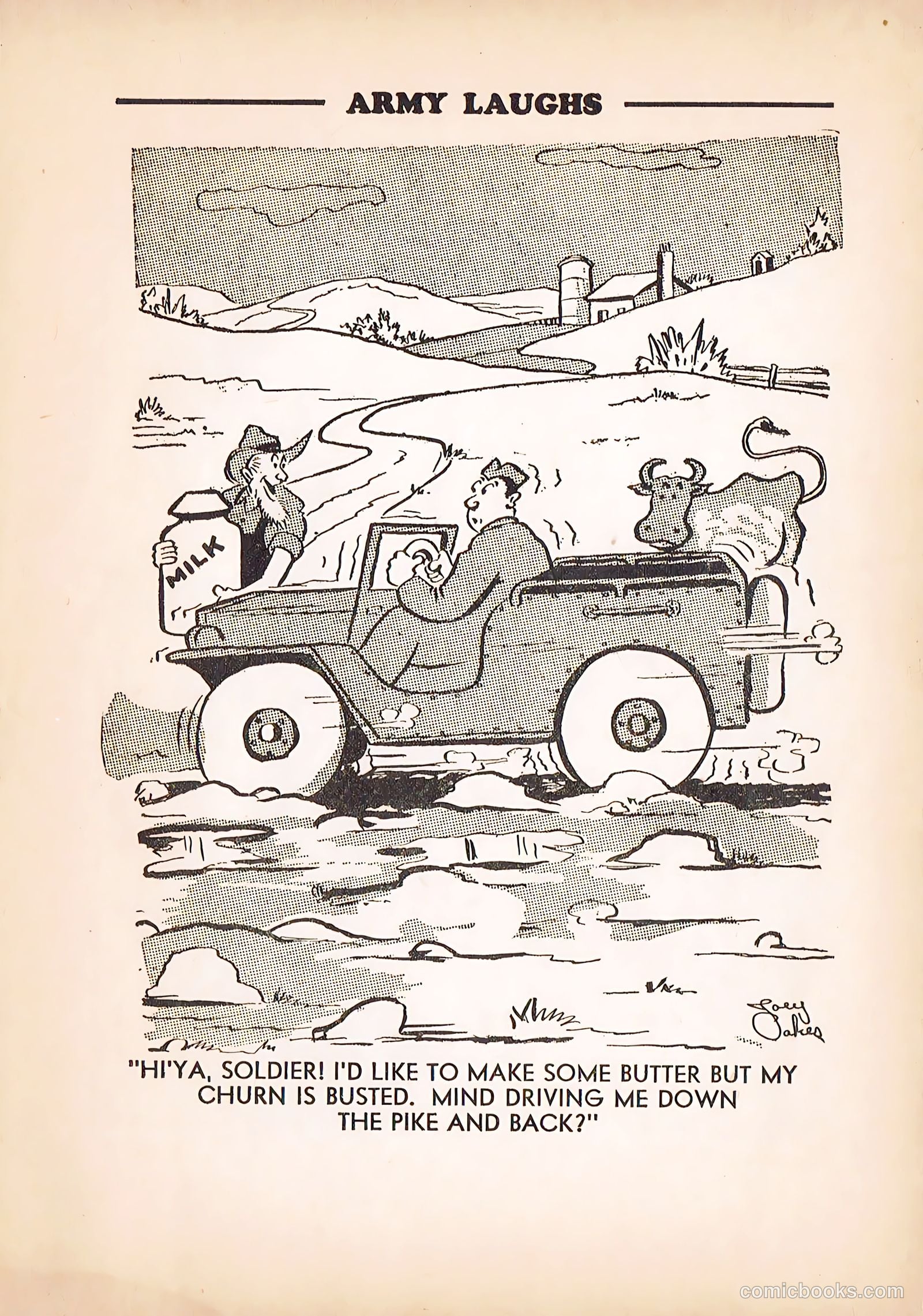 Army Laughs #4 (1940) — page 36 of 66