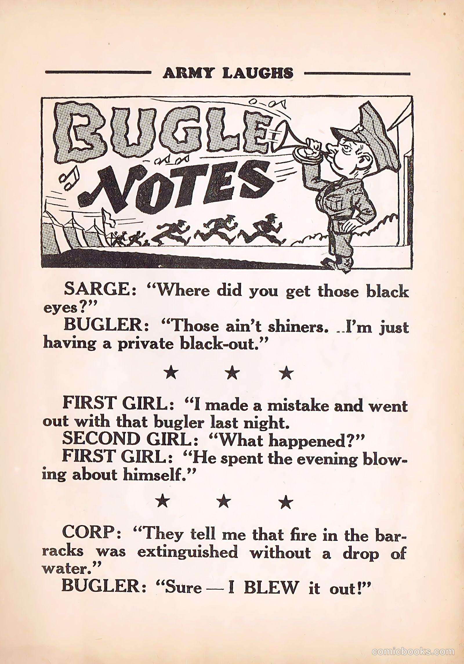 Army Laughs #4 (1940) — page 40 of 66