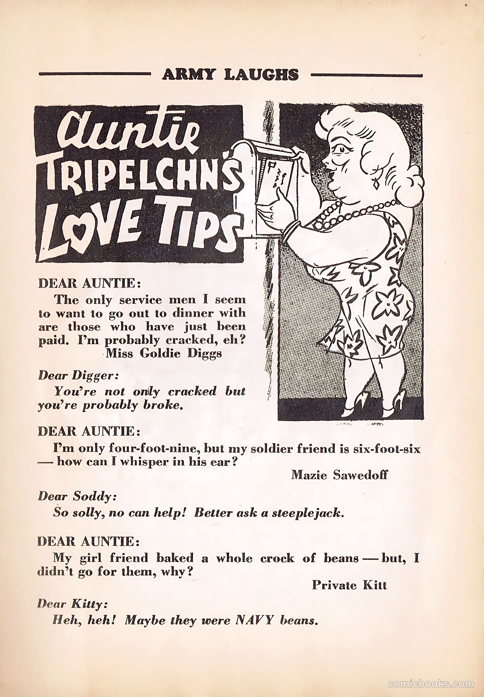 Army Laughs #4 (1940) — page 48 of 66