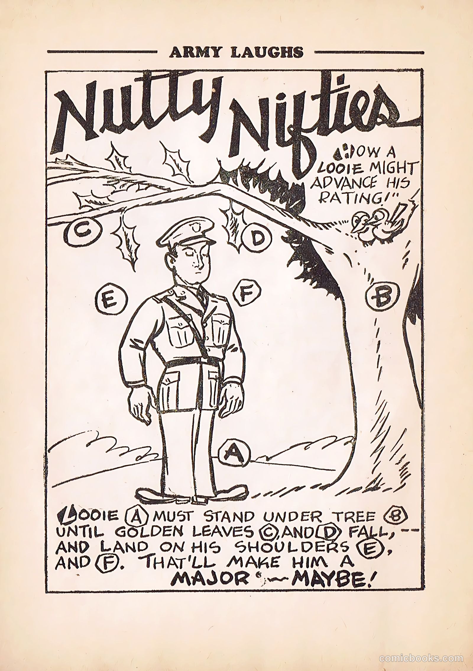Army Laughs #4 (1940) — page 50 of 66