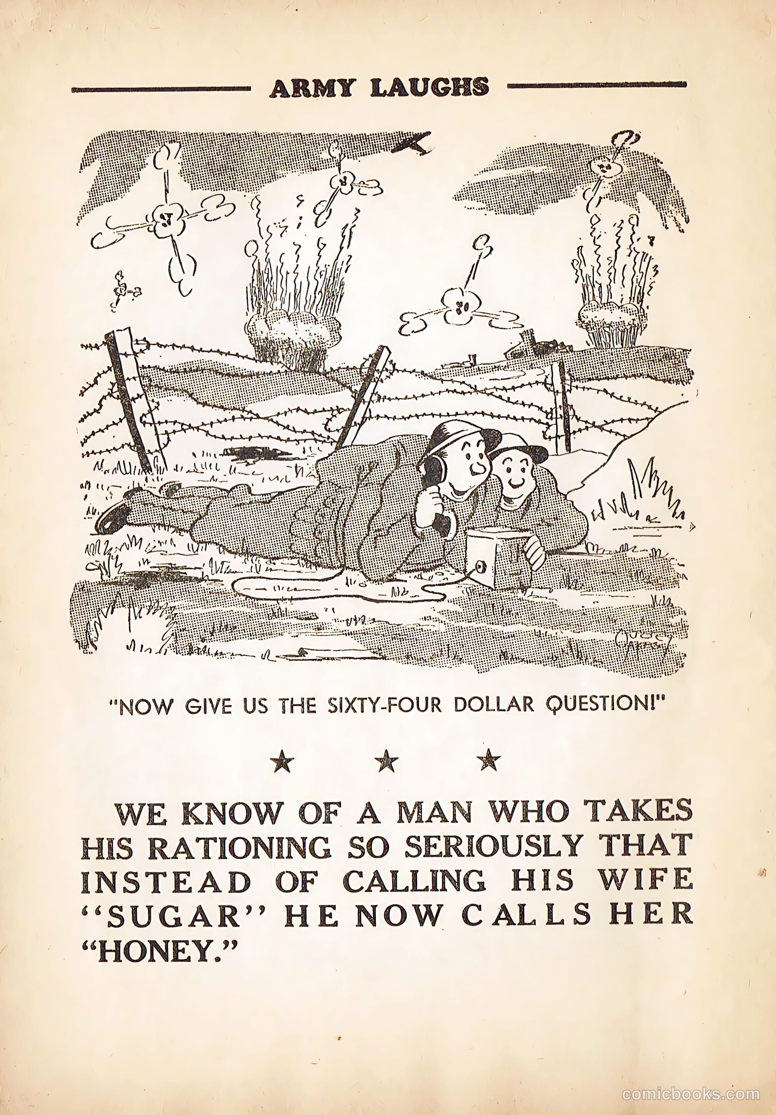 Army Laughs #4 (1940) — page 52 of 66