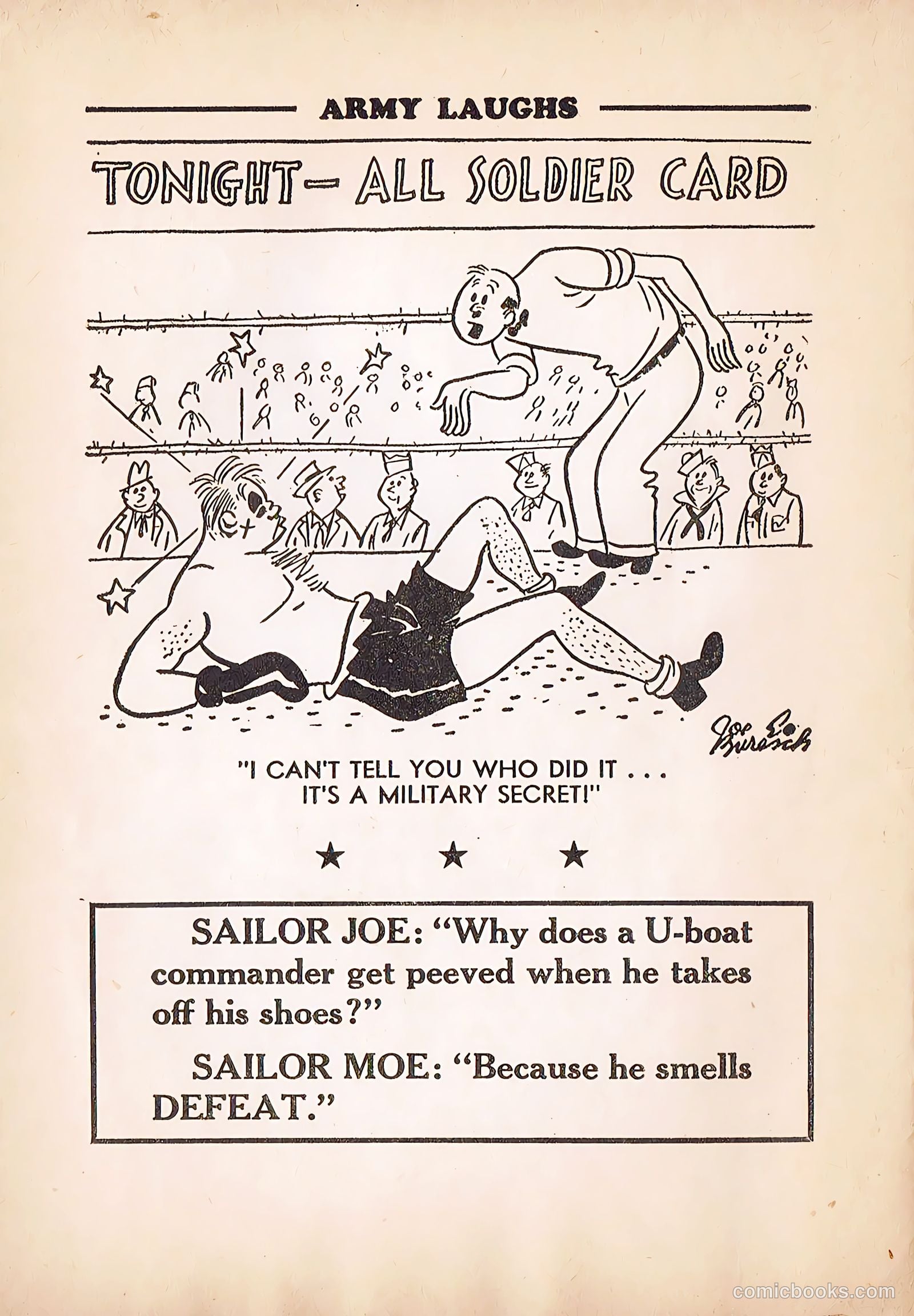 Army Laughs #4 (1940) — page 54 of 66