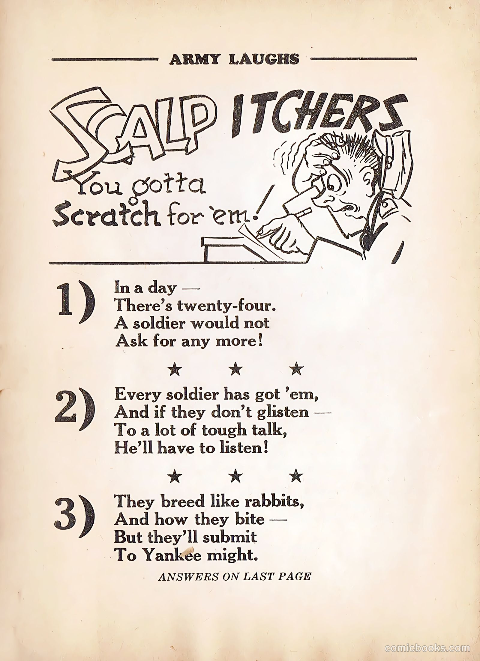 Army Laughs #4 (1940) — page 55 of 66