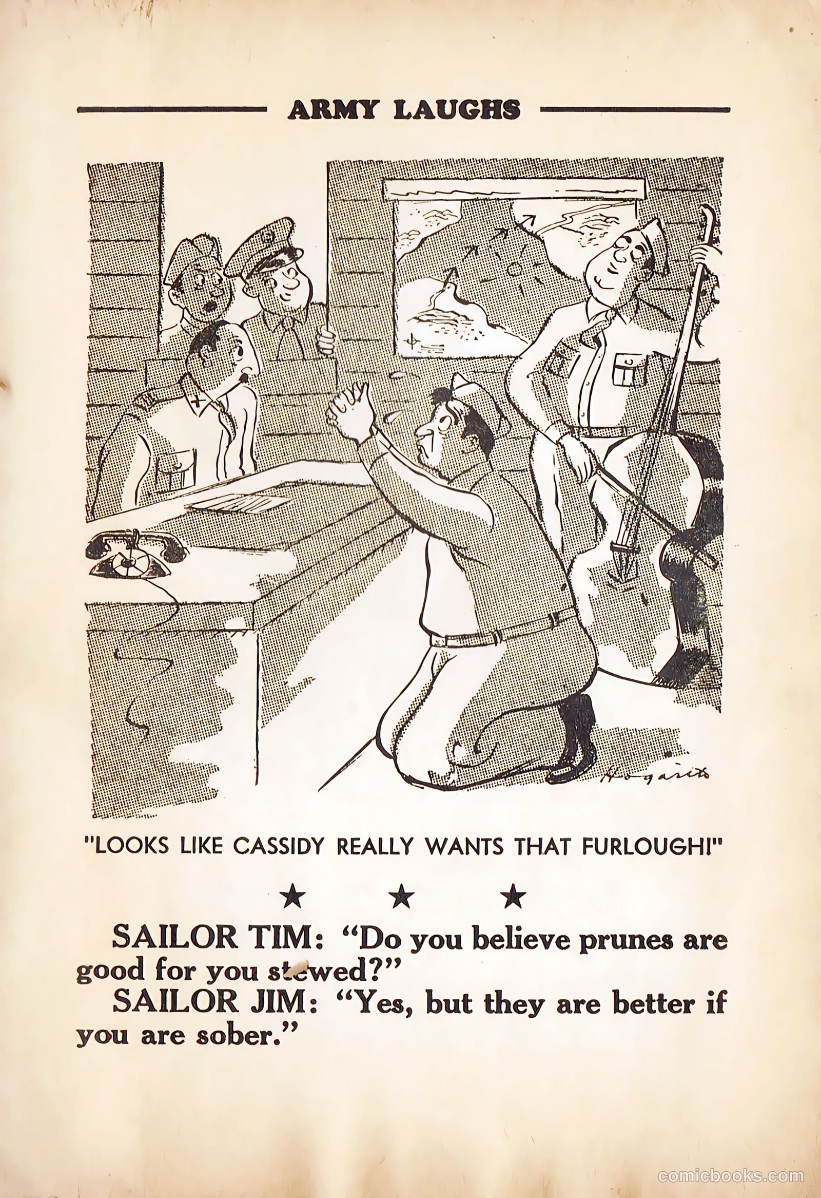 Army Laughs #4 (1940) — page 57 of 66