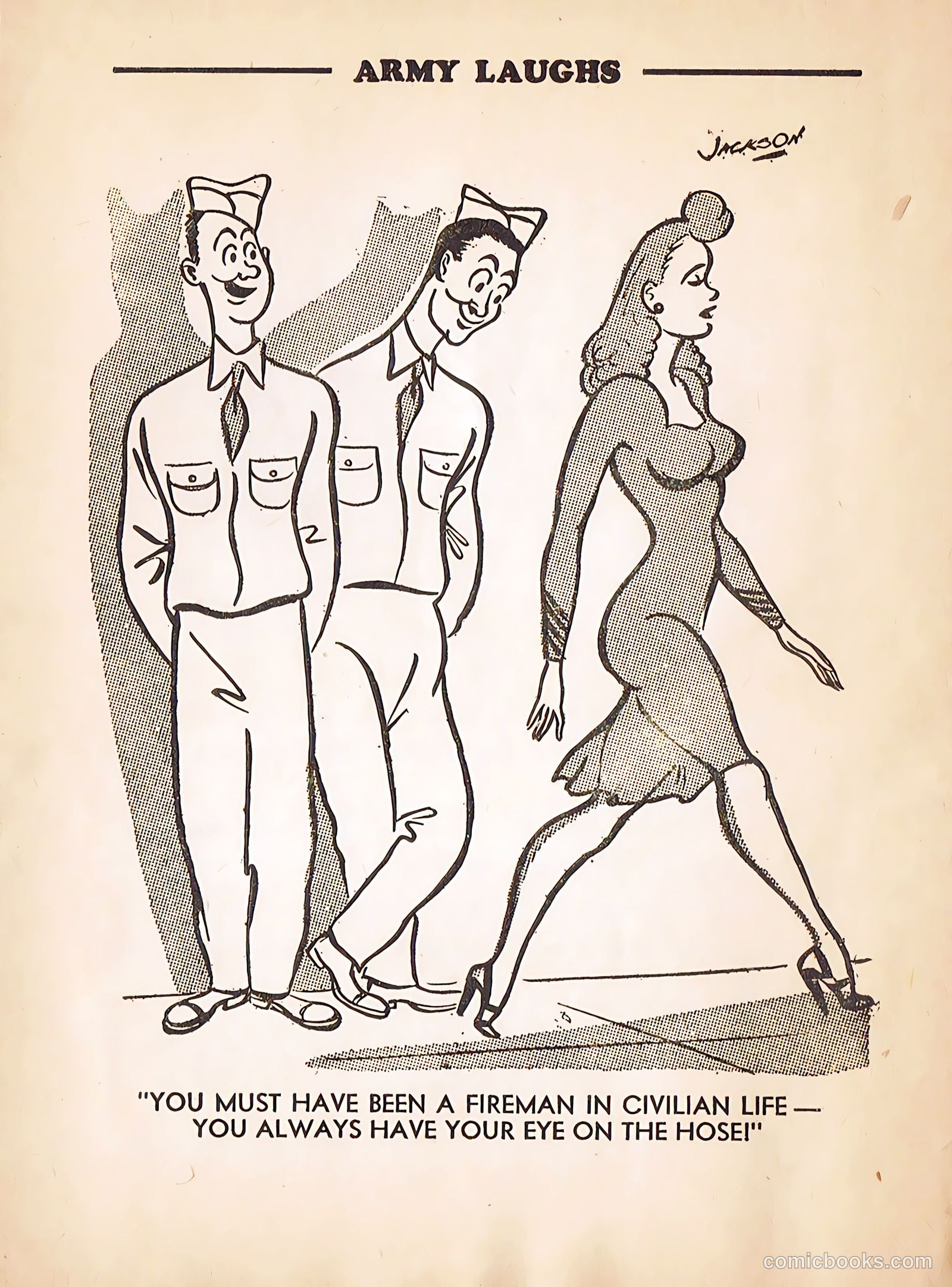 Army Laughs #4 (1940) — page 60 of 66