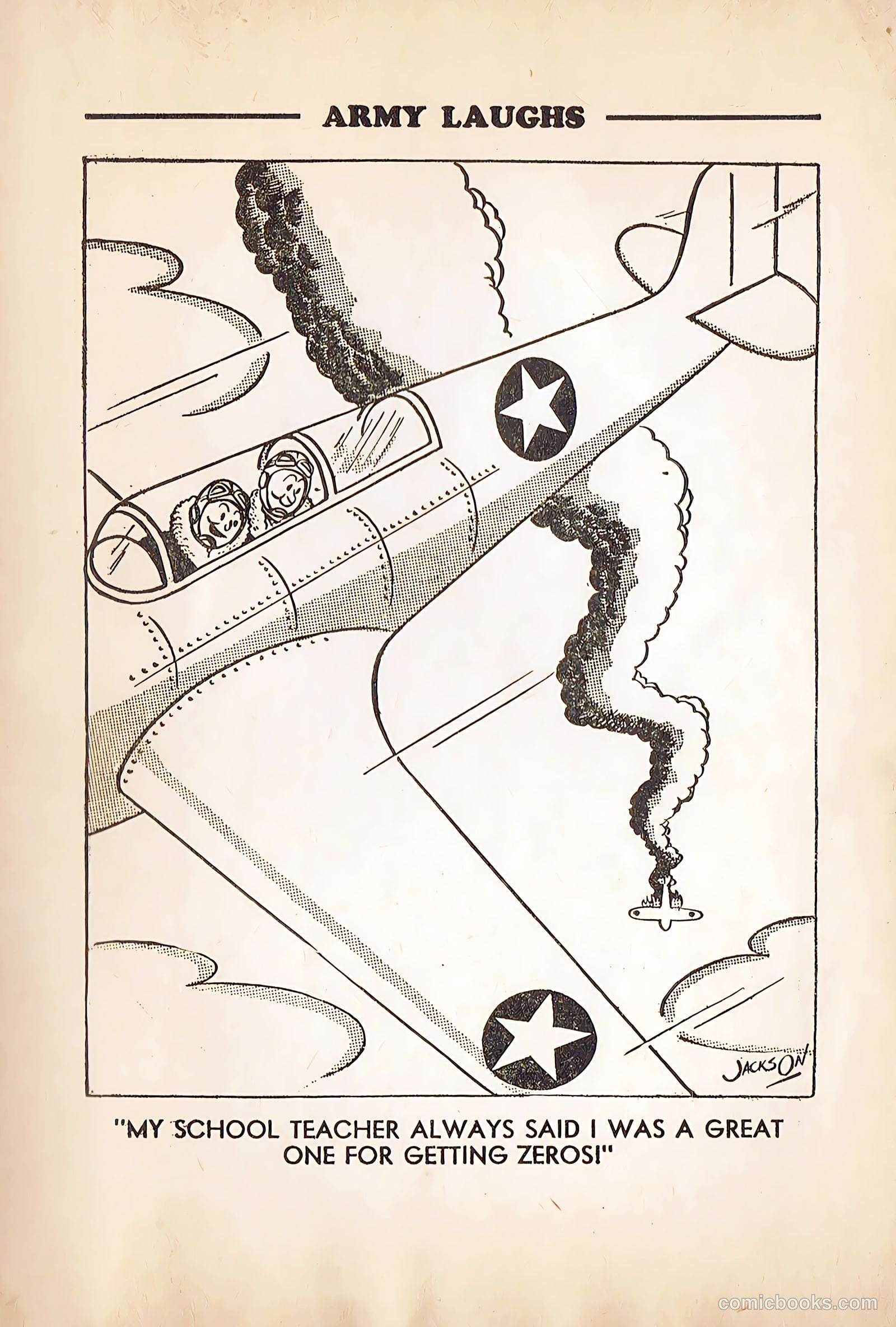 Army Laughs #4 (1940) — page 63 of 66