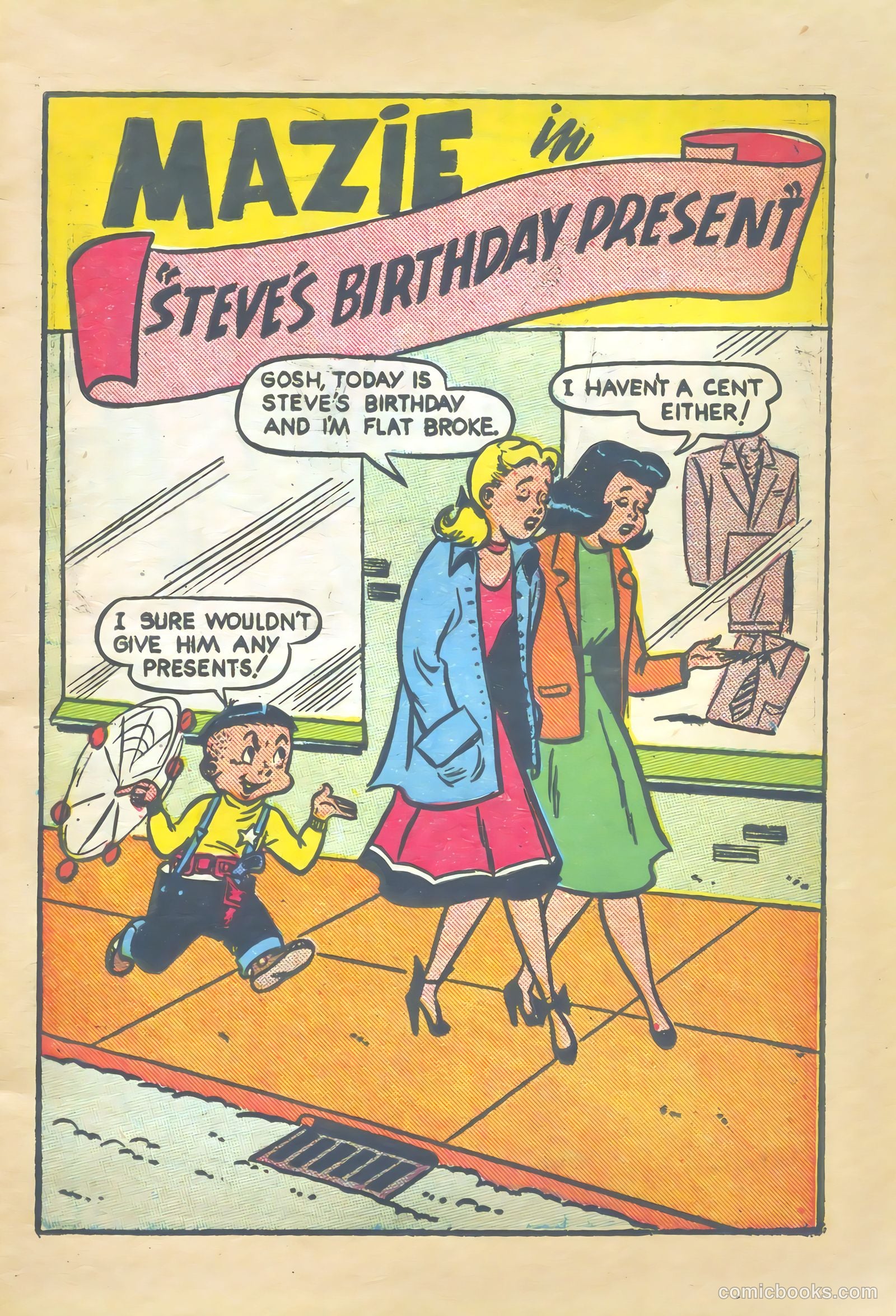 Mazie #1 (1950) — page 13 of 52