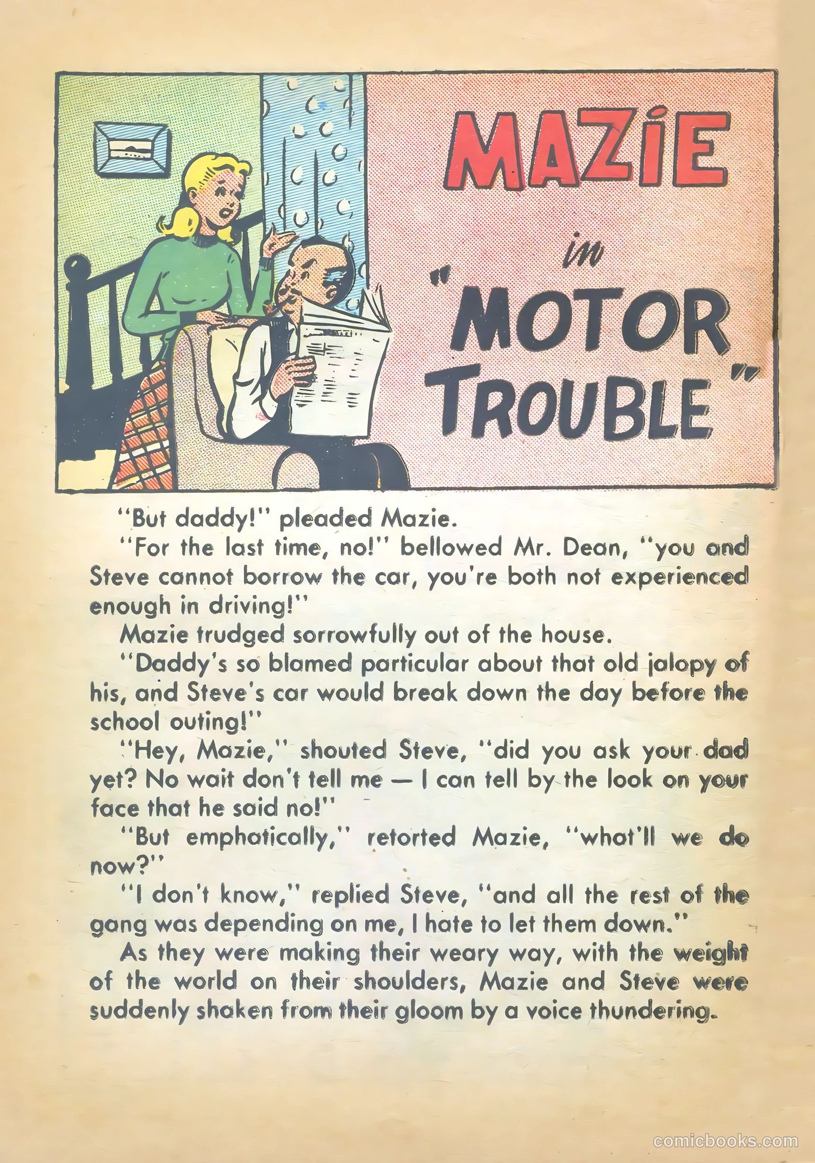 Mazie #1 (1950) — page 34 of 52