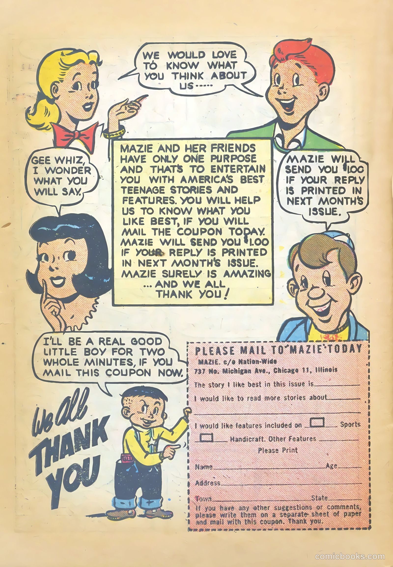 Mazie #1 (1950) — page 44 of 52