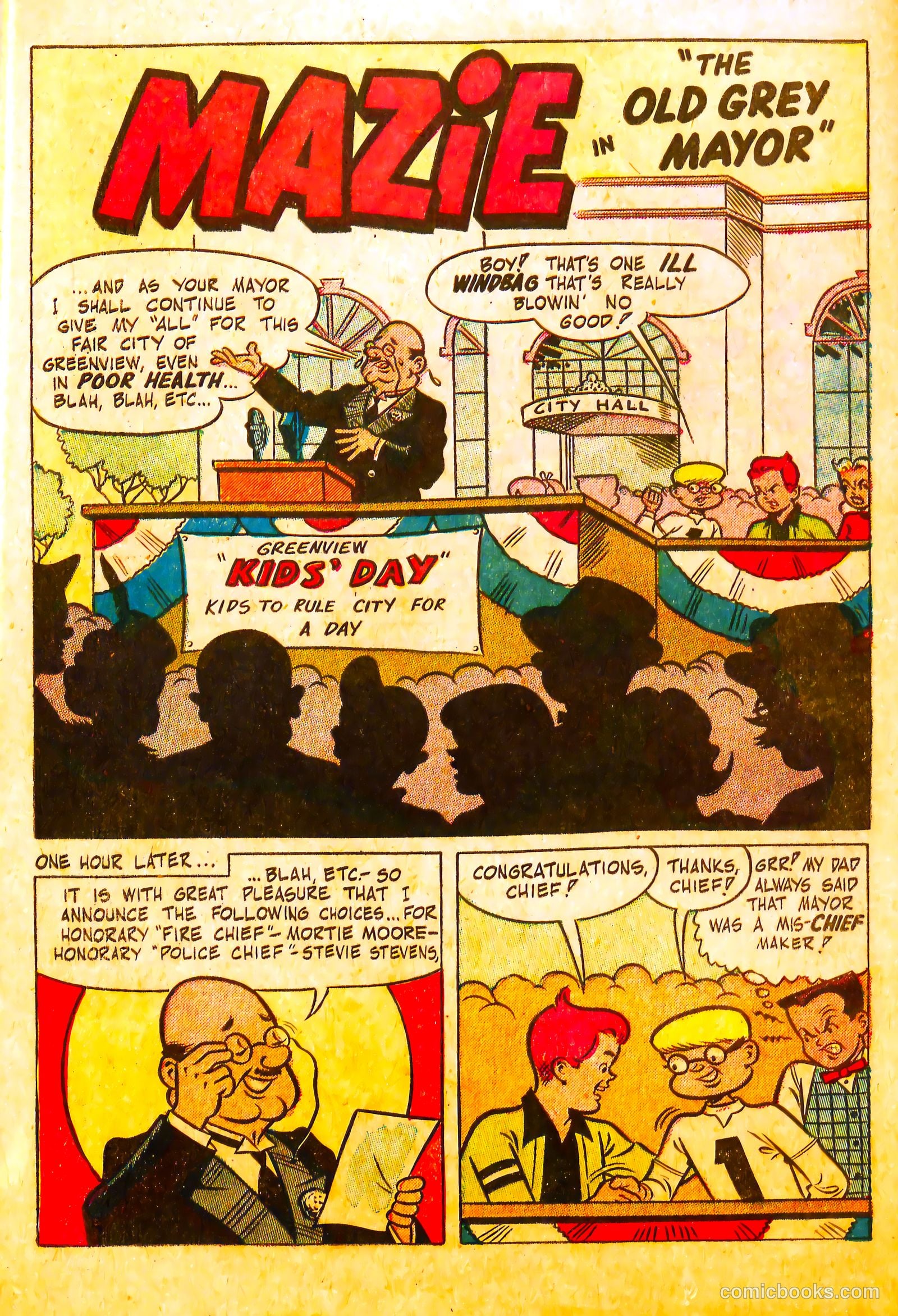 Mazie #13 (1954) — page 16 of 36