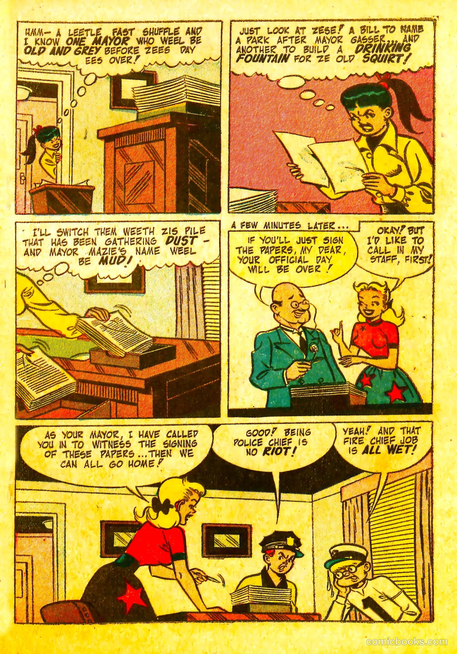 Mazie #13 (1954) — page 19 of 36