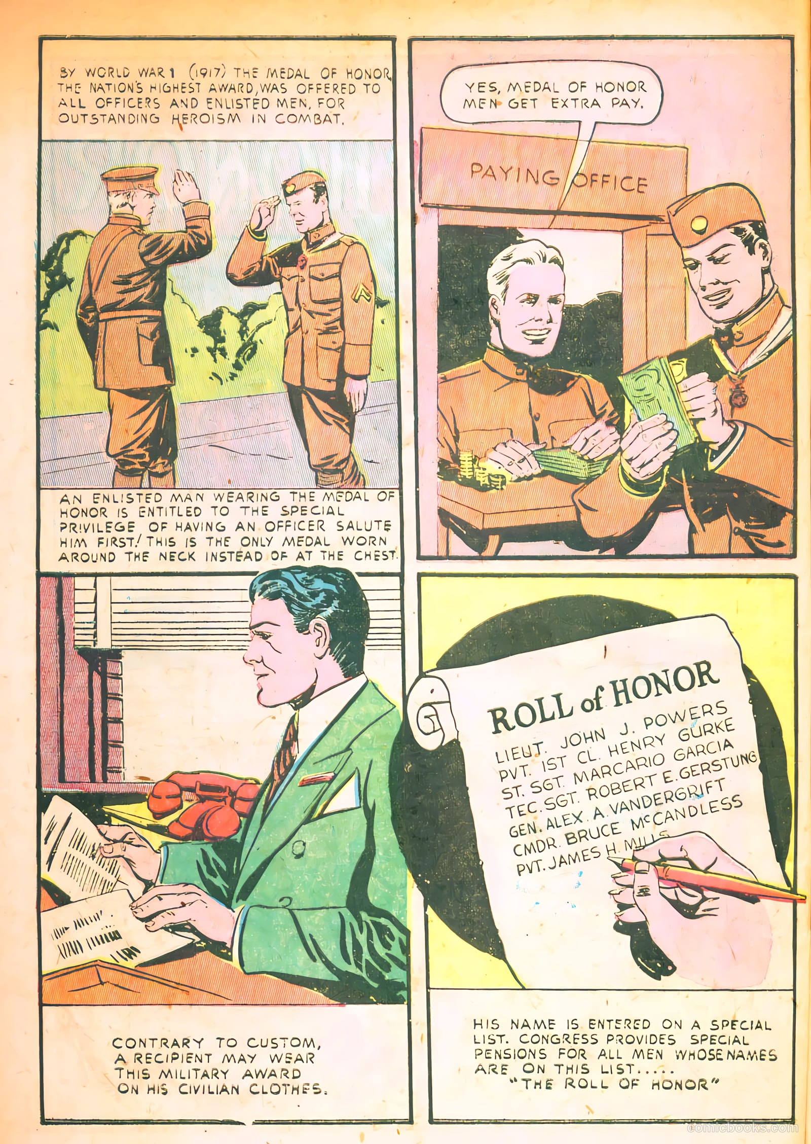 Medal of Honor Comics #1 (1946) — page 3 of 34