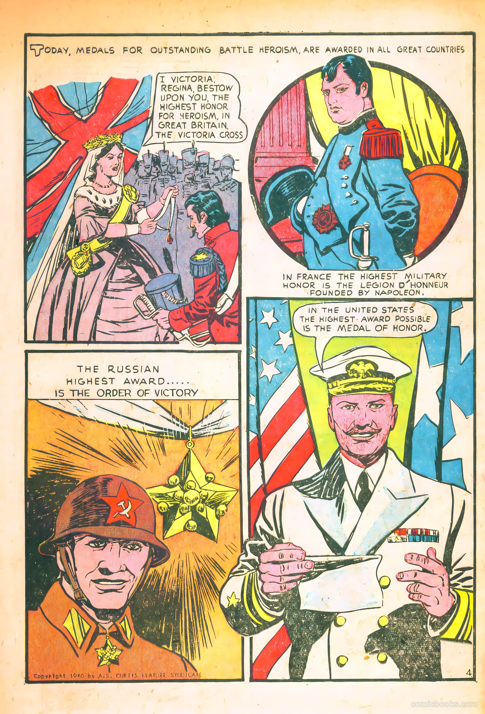 Medal of Honor Comics #1 (1946) — page 5 of 34