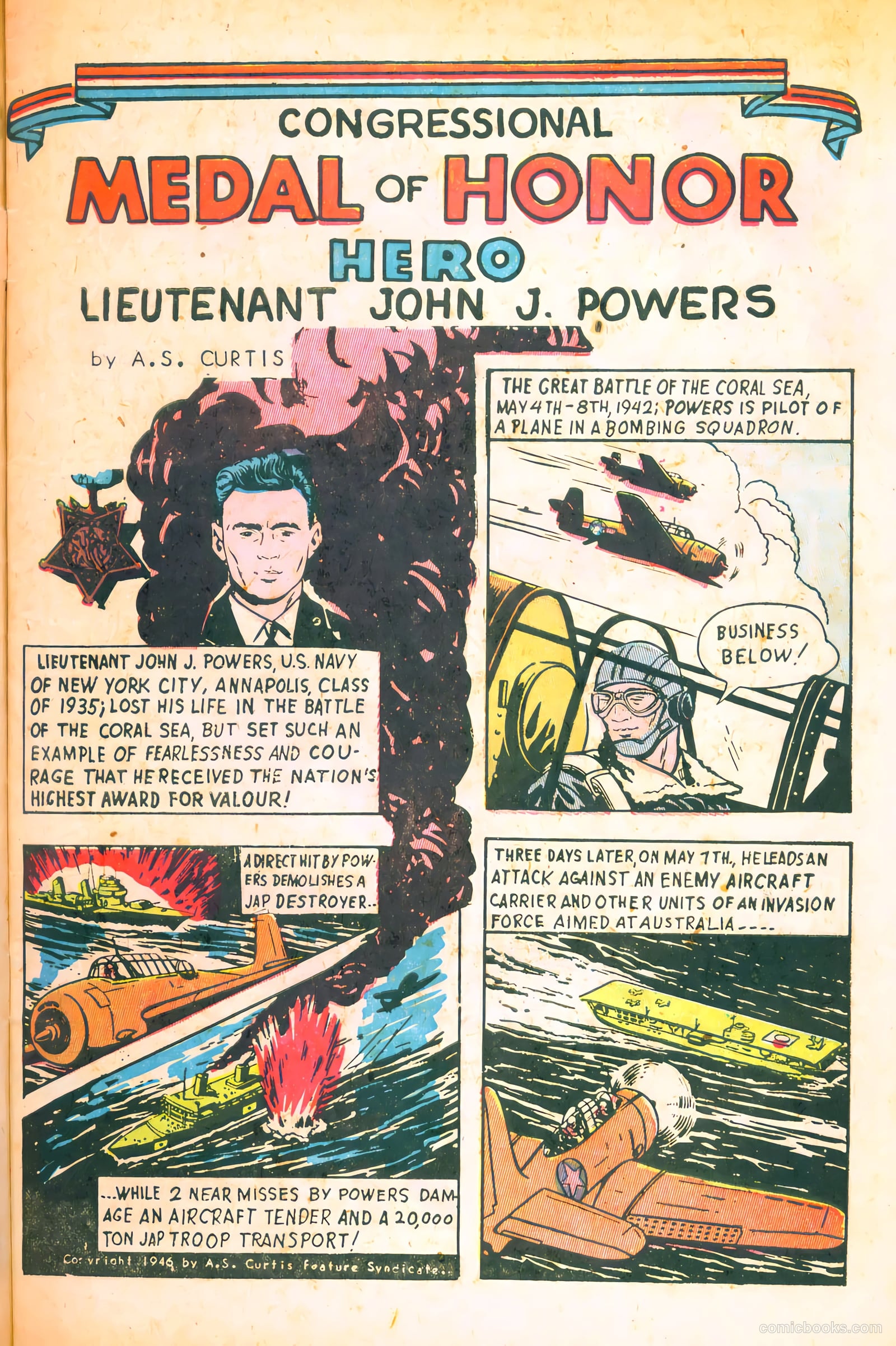 Medal of Honor Comics #1 (1946) — page 6 of 34