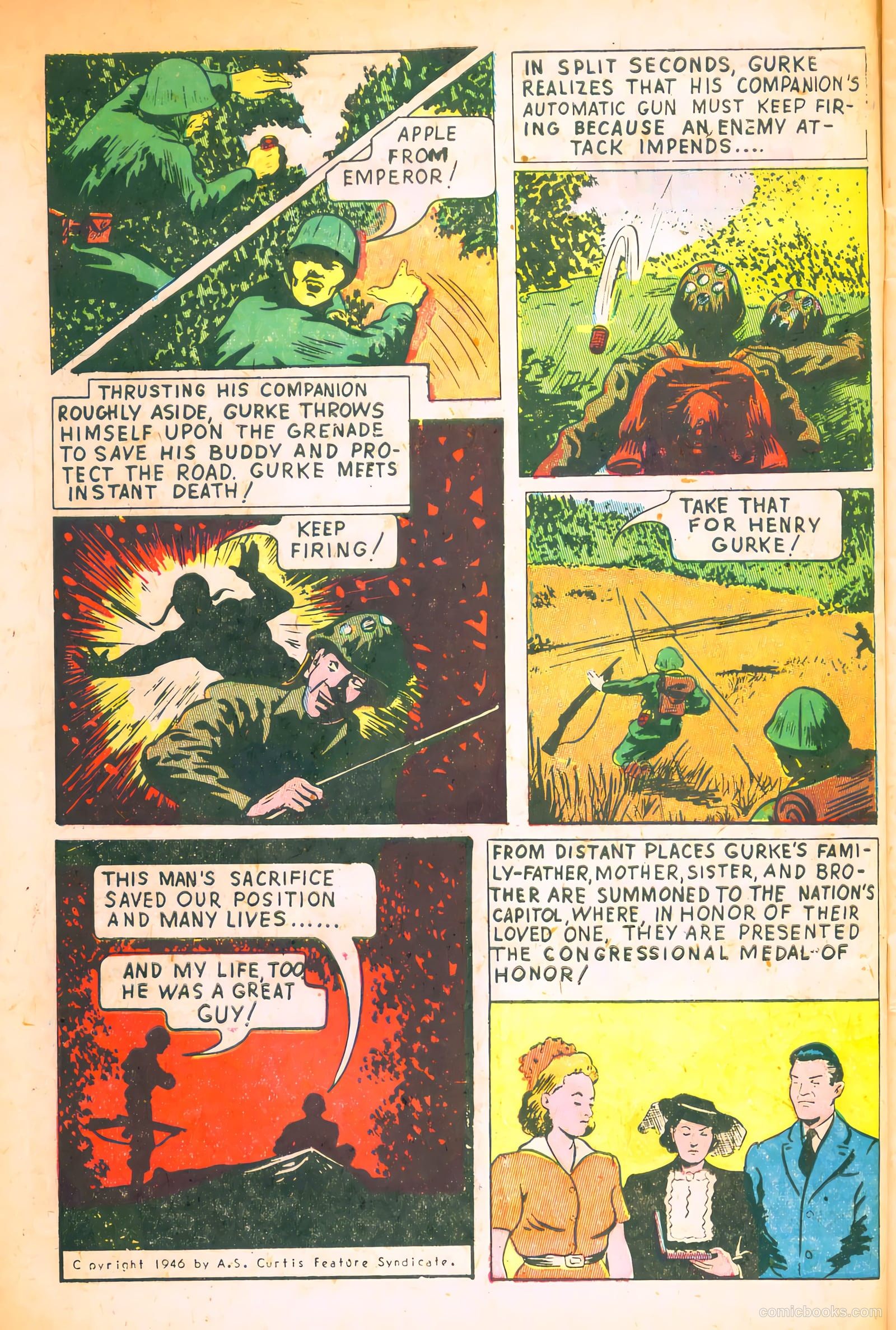 Medal of Honor Comics #1 (1946) — page 9 of 34