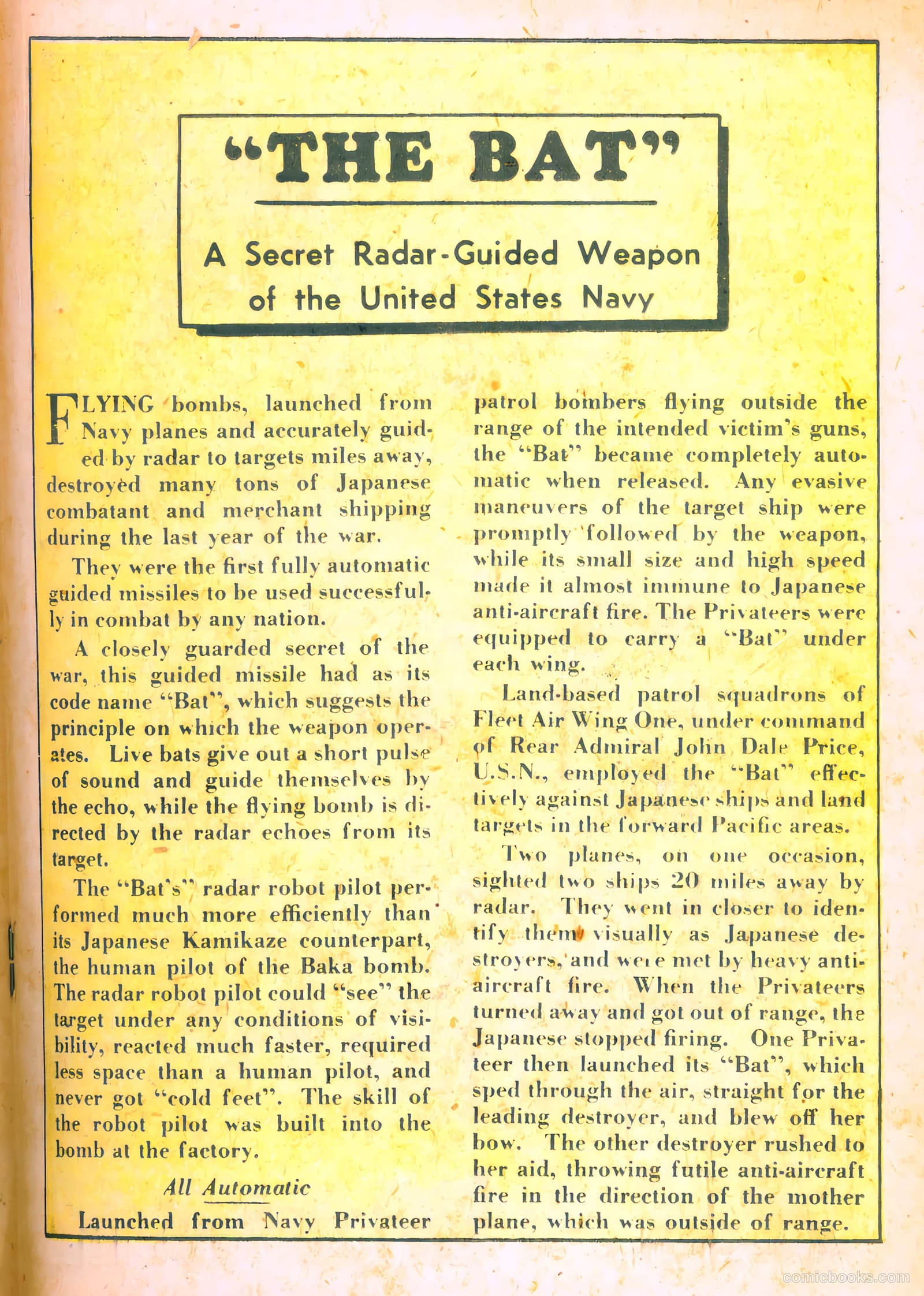 Medal of Honor Comics #1 (1946) — page 18 of 34