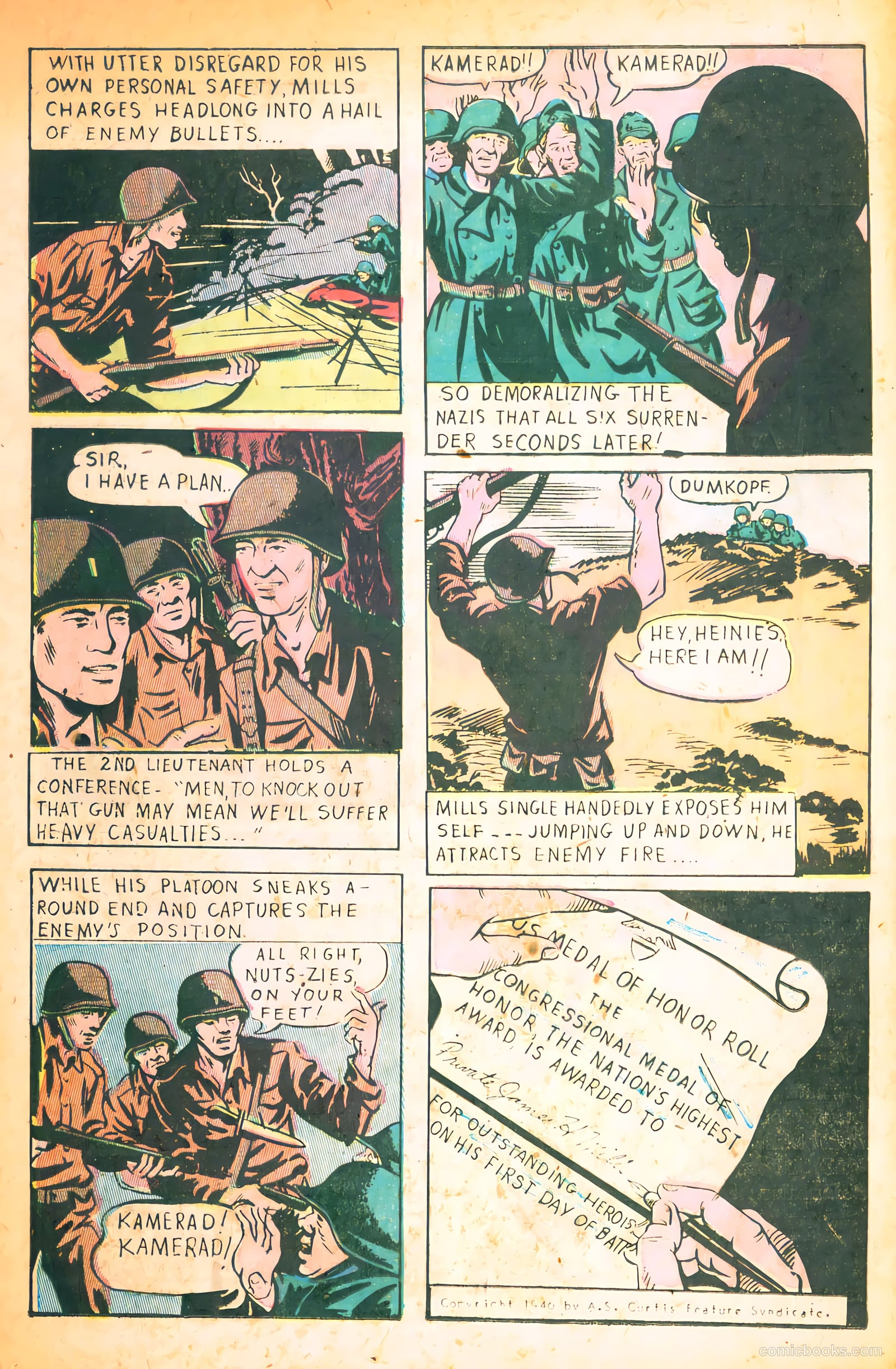 Medal of Honor Comics #1 (1946) — page 23 of 34