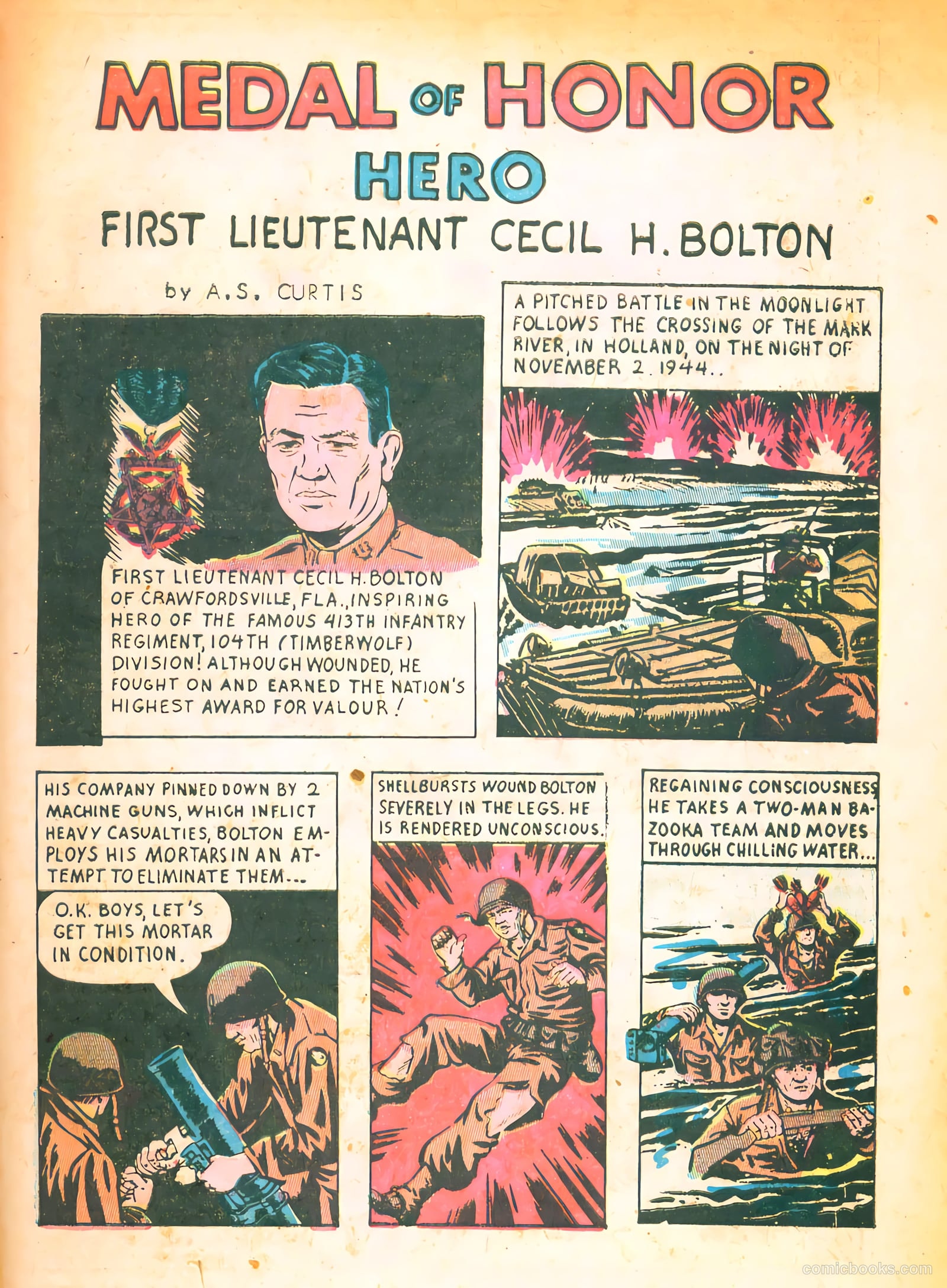 Medal of Honor Comics #1 (1946) — page 32 of 34