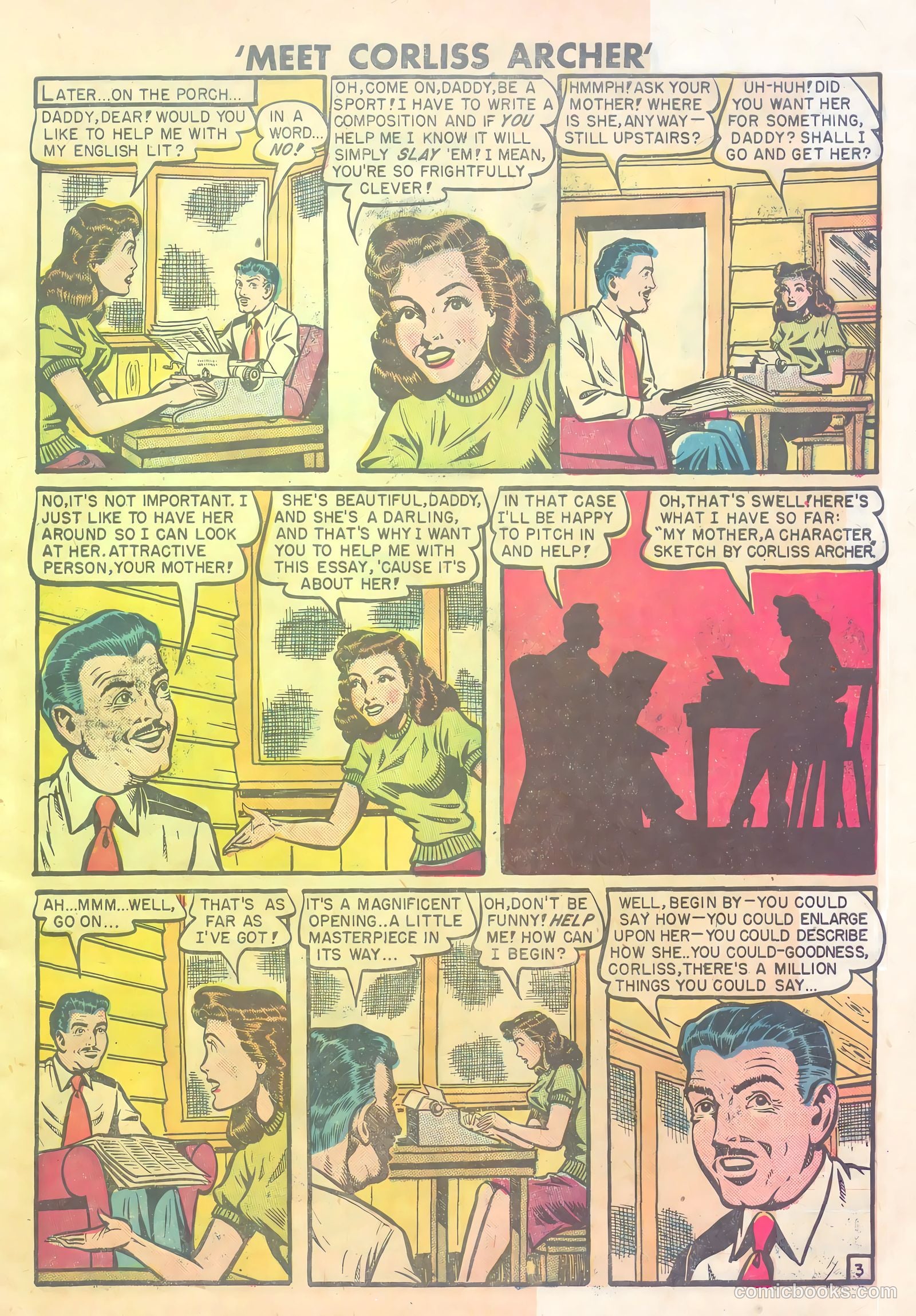 Meet Corliss Archer #1 (1948) — page 5 of 36