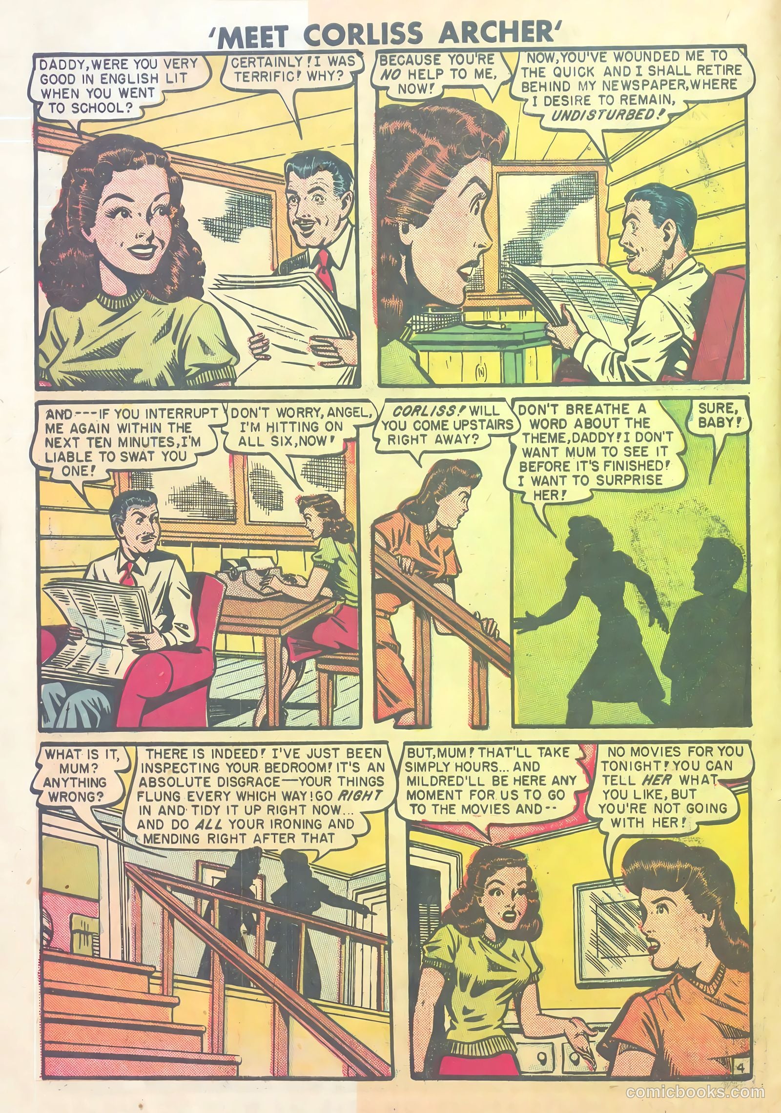 Meet Corliss Archer #1 (1948) — page 6 of 36