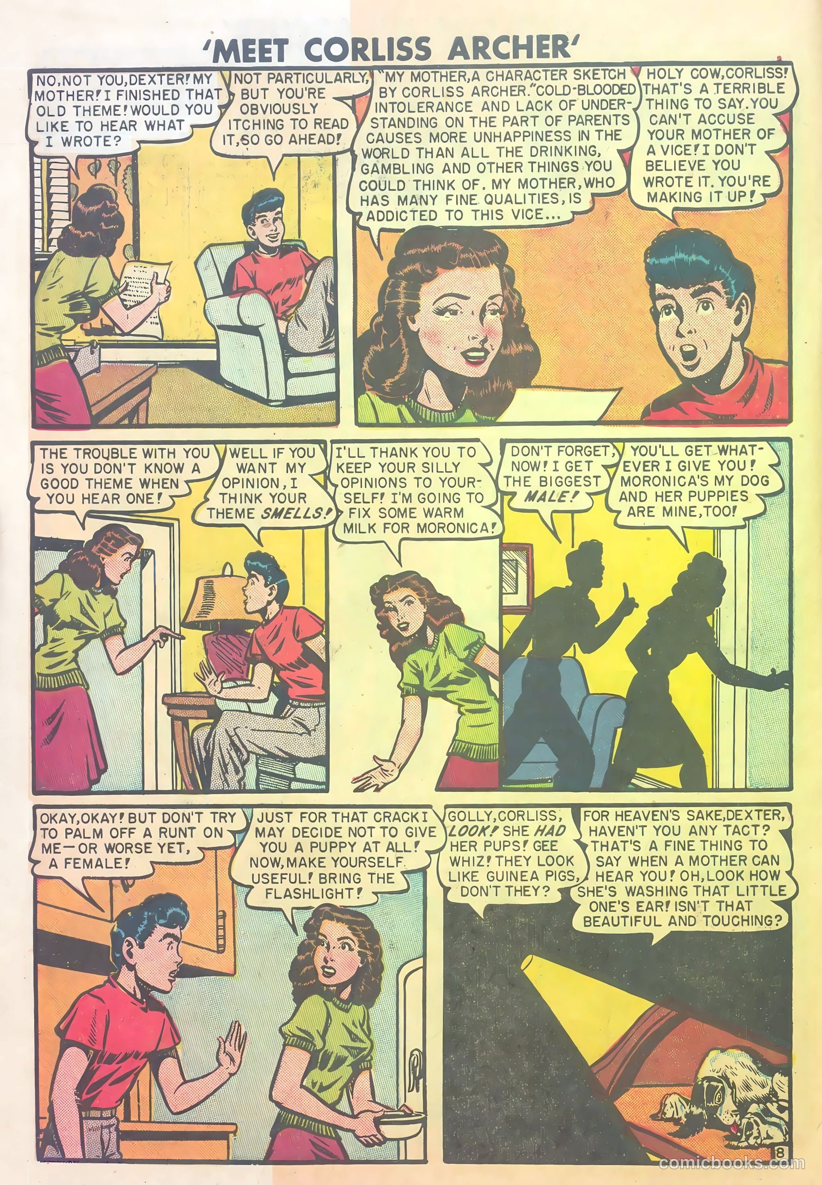 Meet Corliss Archer #1 (1948) — page 10 of 36