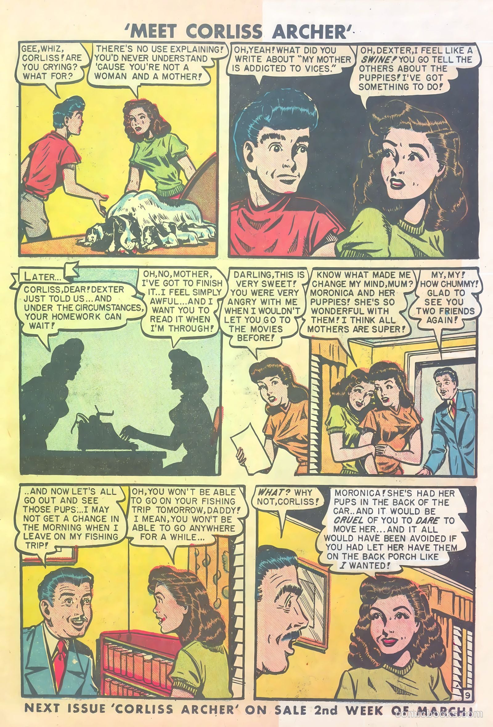 Meet Corliss Archer #1 (1948) — page 11 of 36