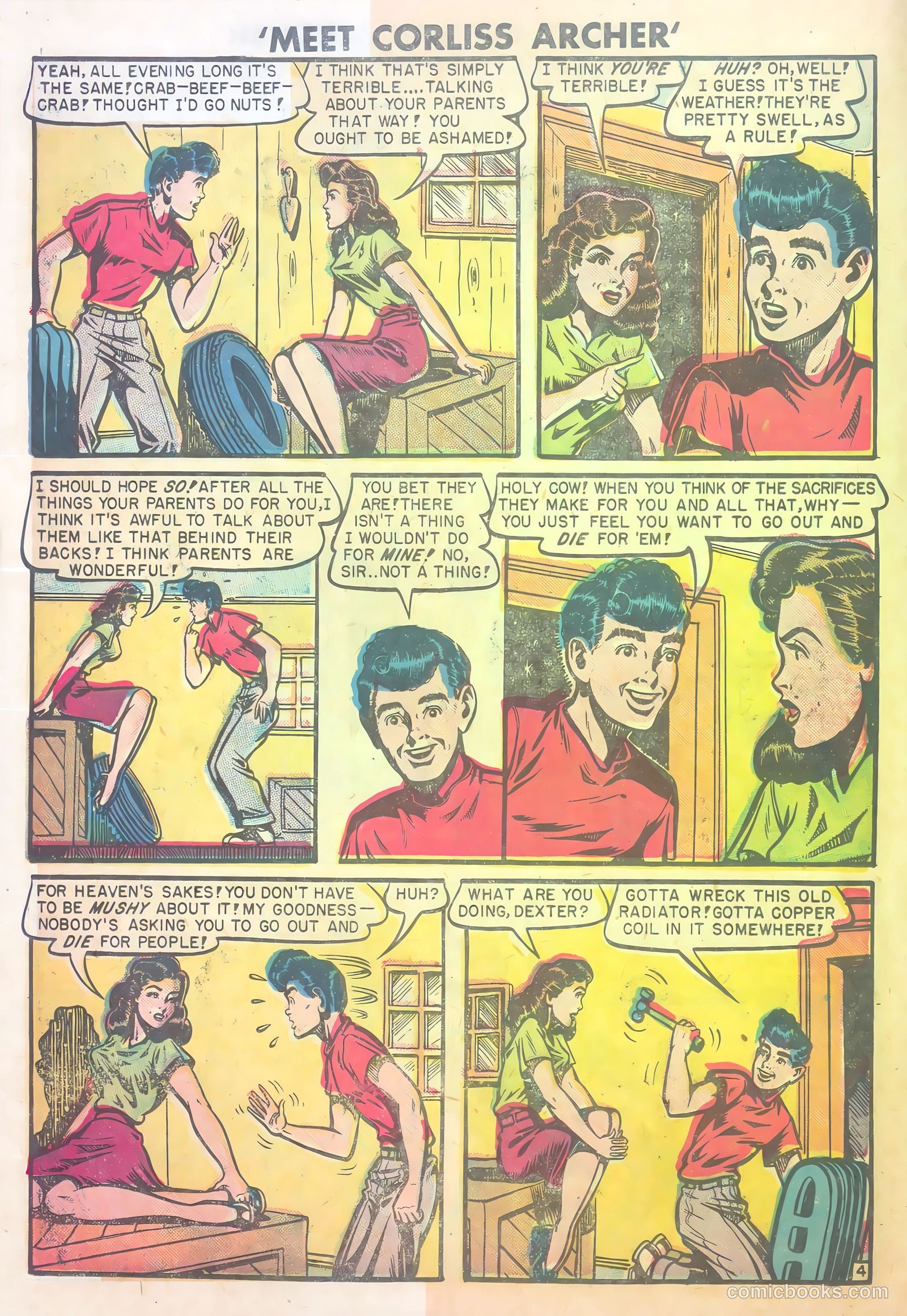 Meet Corliss Archer #1 (1948) — page 16 of 36