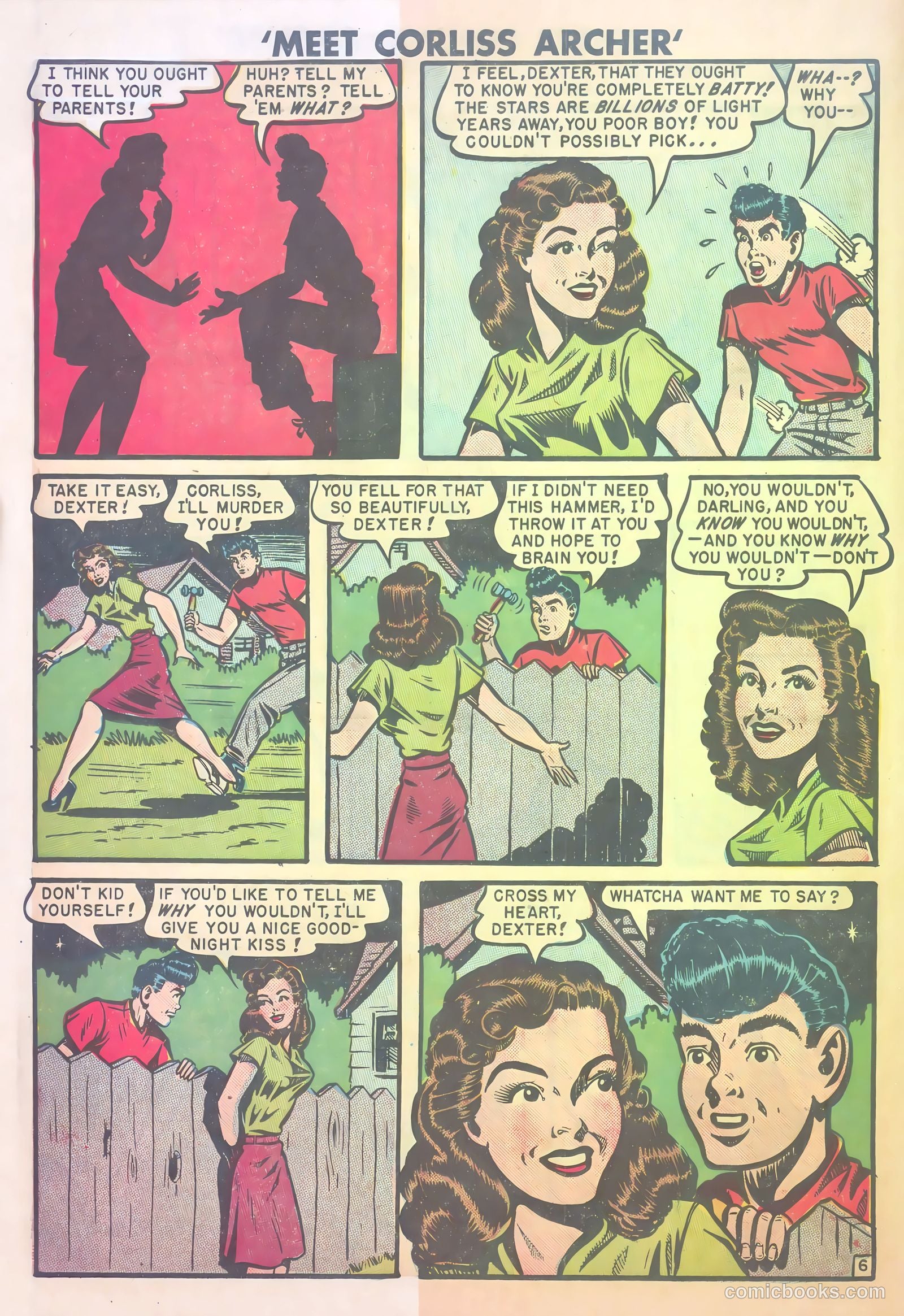 Meet Corliss Archer #1 (1948) — page 18 of 36