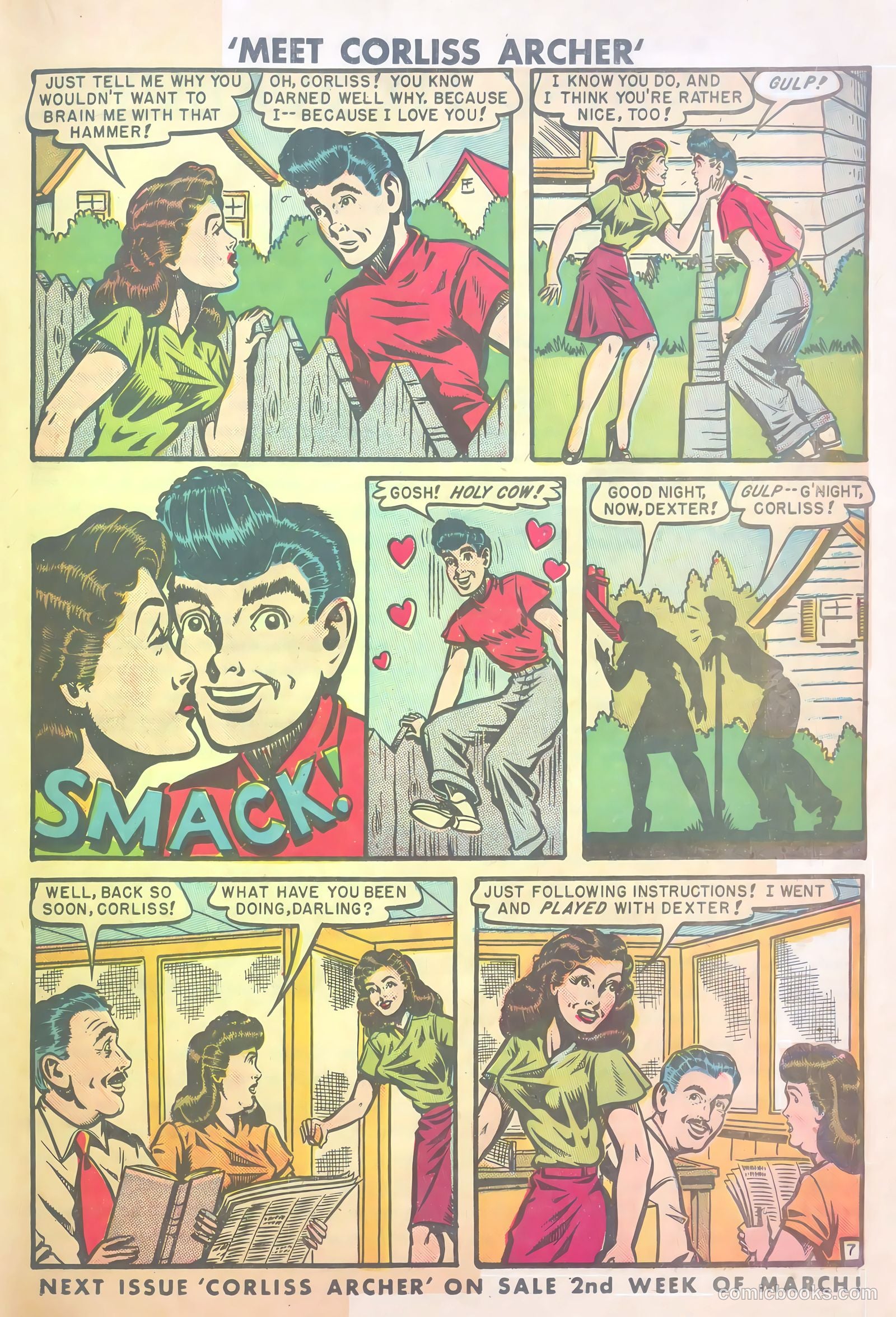 Meet Corliss Archer #1 (1948) — page 19 of 36