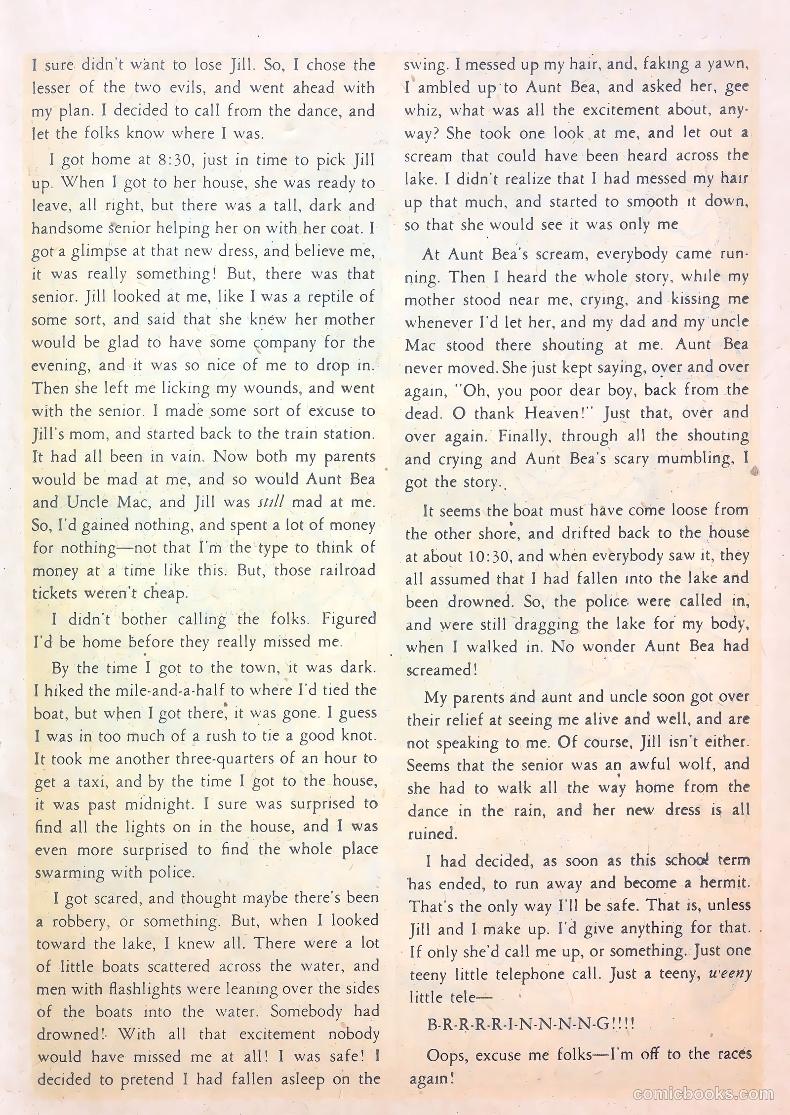 Meet Corliss Archer #1 (1948) — page 21 of 36