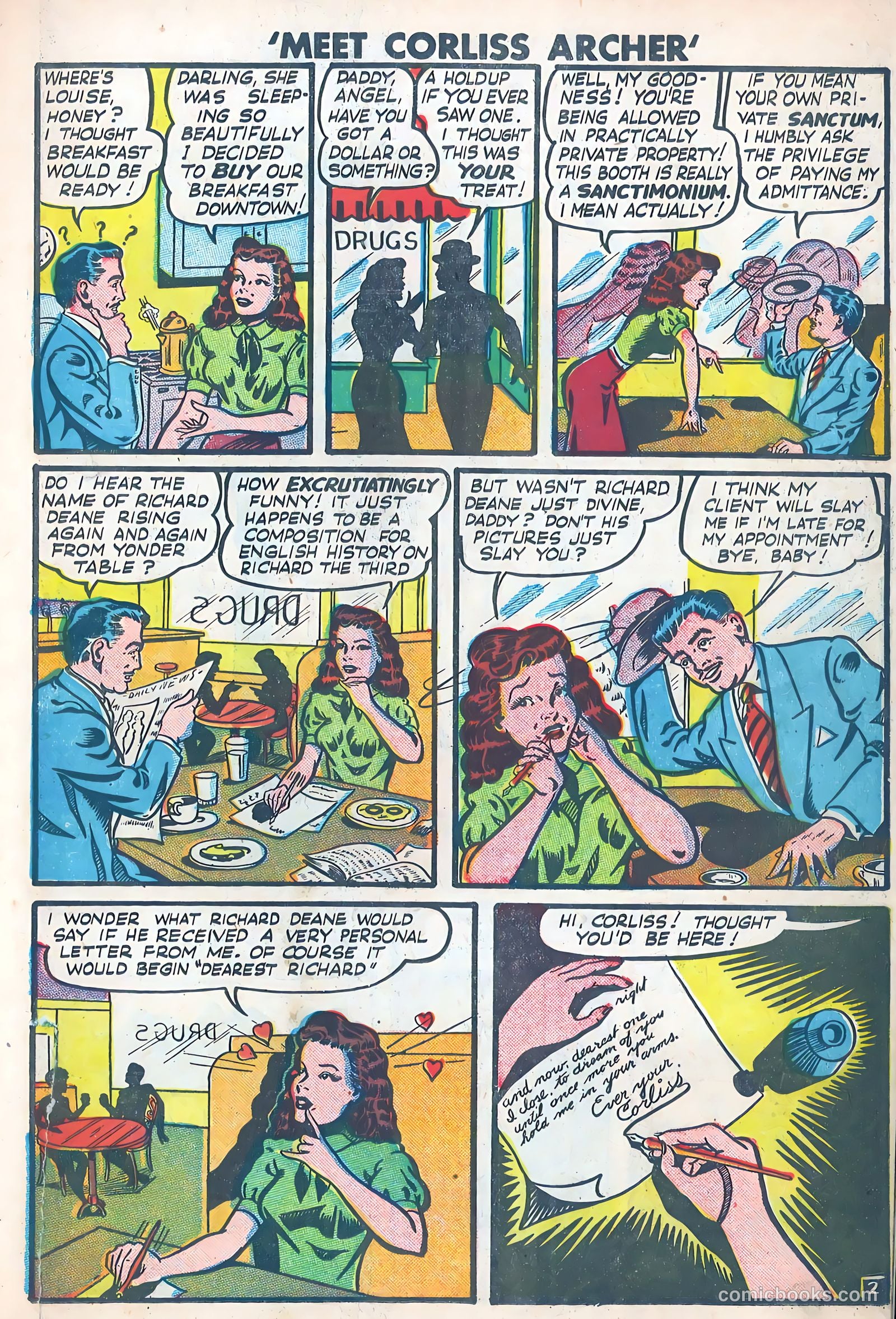 Meet Corliss Archer #2 (1948) — page 3 of 36