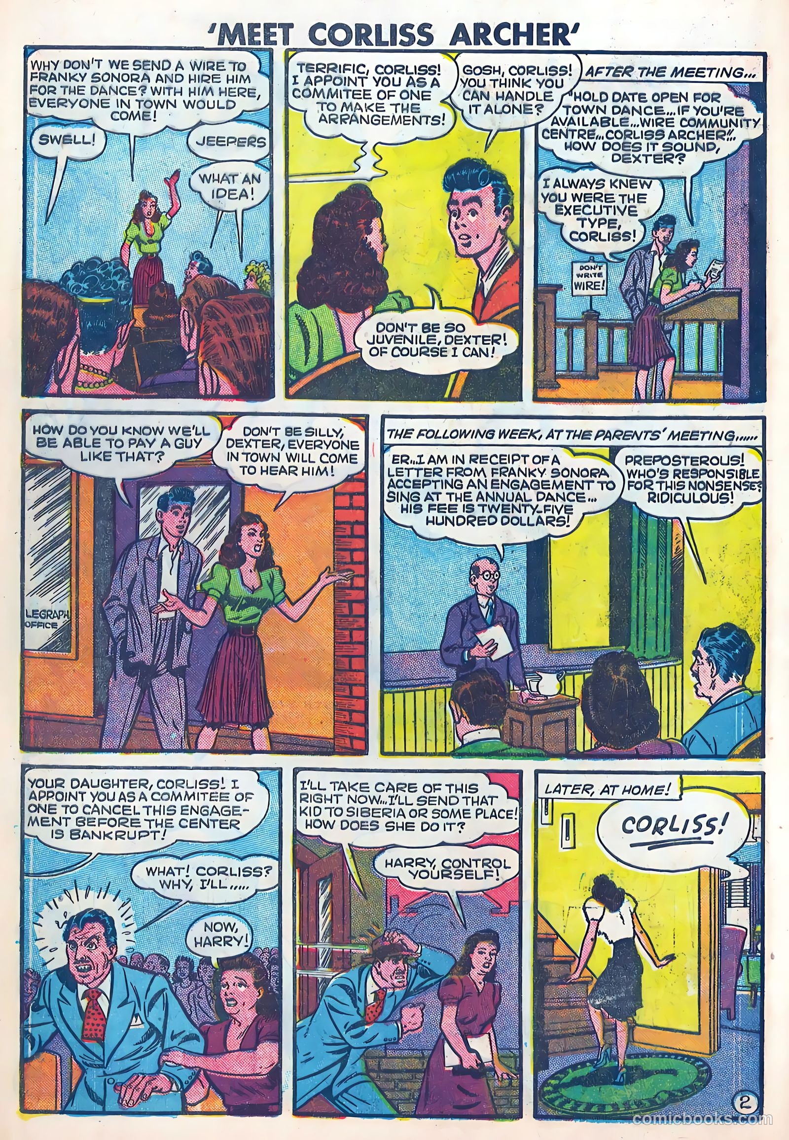 Meet Corliss Archer #2 (1948) — page 12 of 36