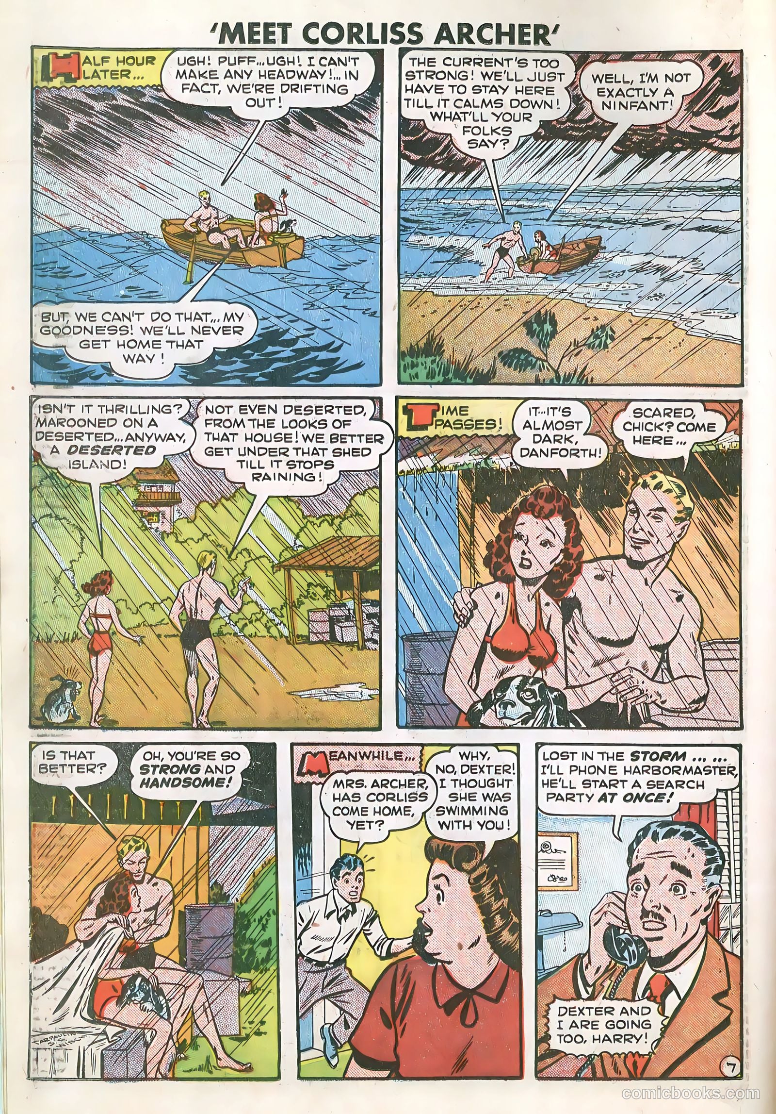Meet Corliss Archer #3 (1948) — page 8 of 35