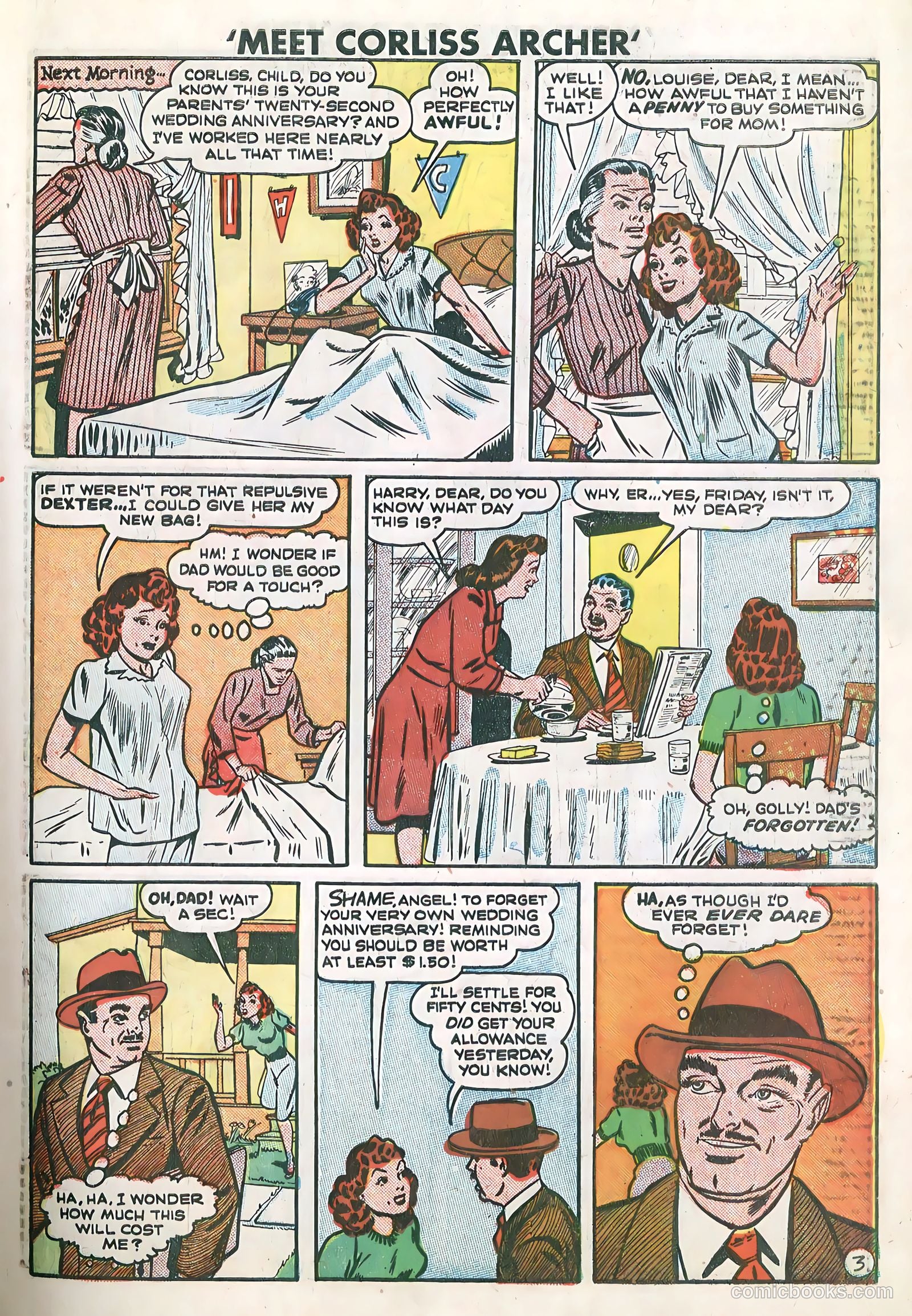 Meet Corliss Archer #3 (1948) — page 13 of 35