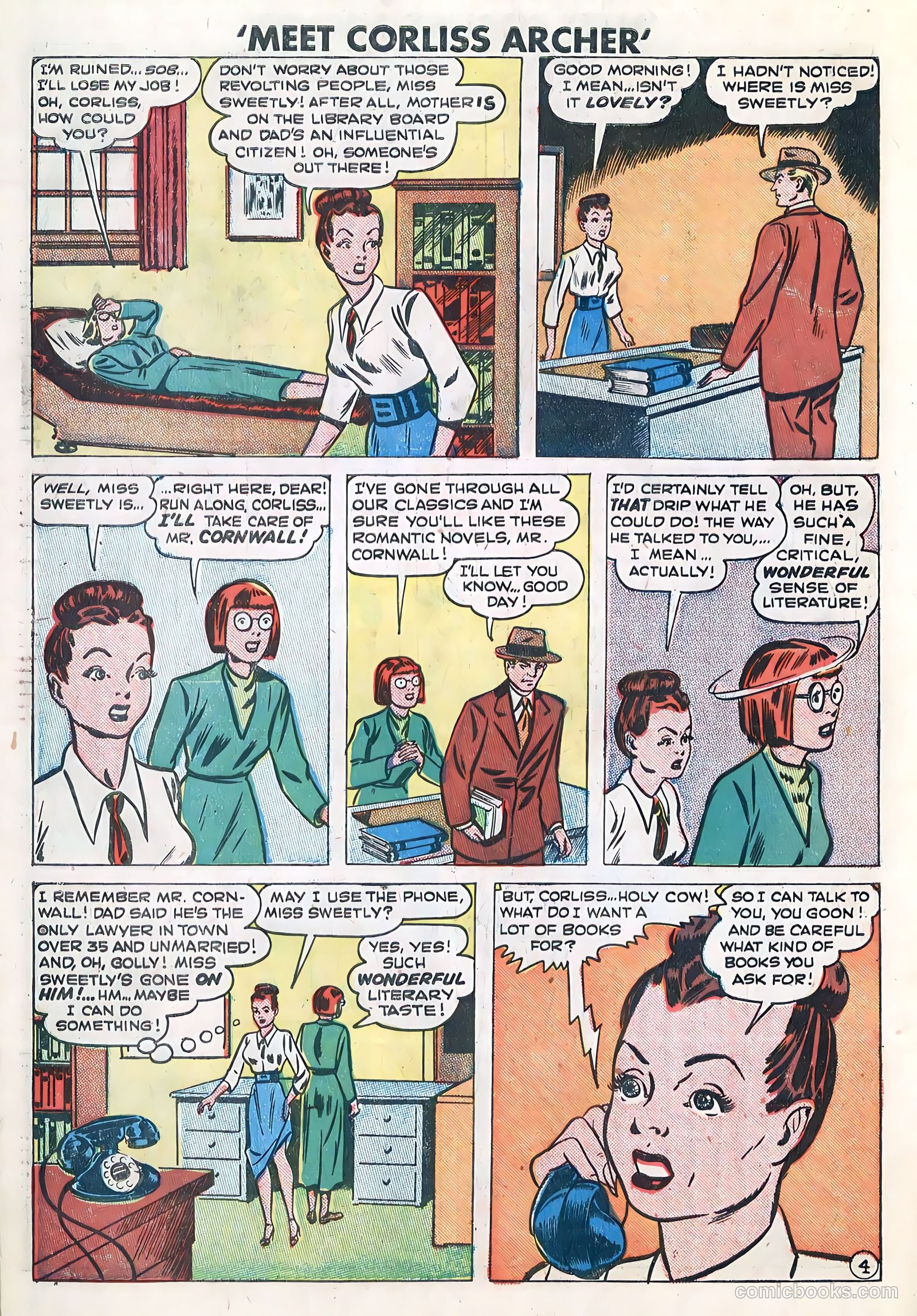Meet Corliss Archer #3 (1948) — page 23 of 35