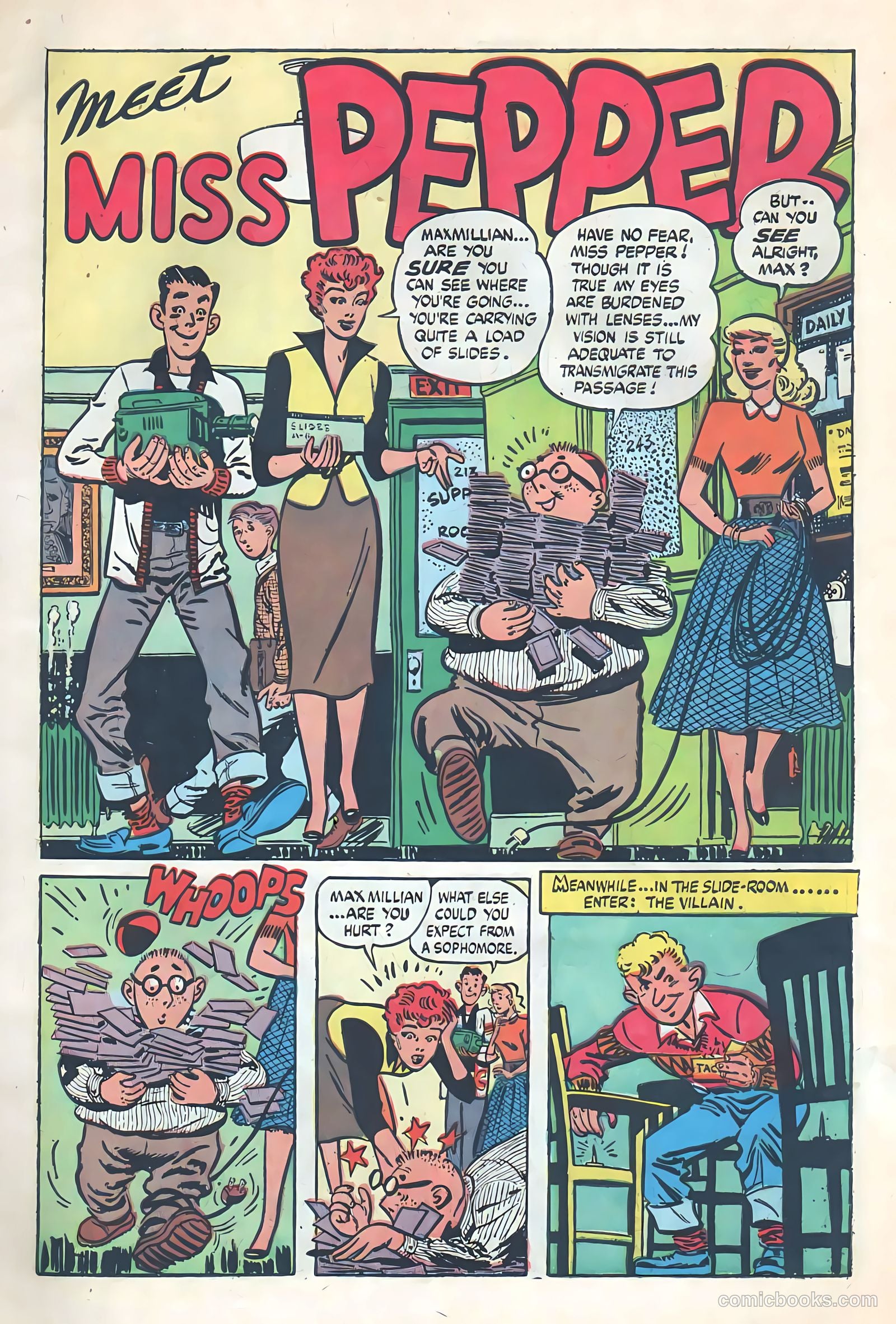 Meet Miss Pepper #5 (1954) — page 9 of 36