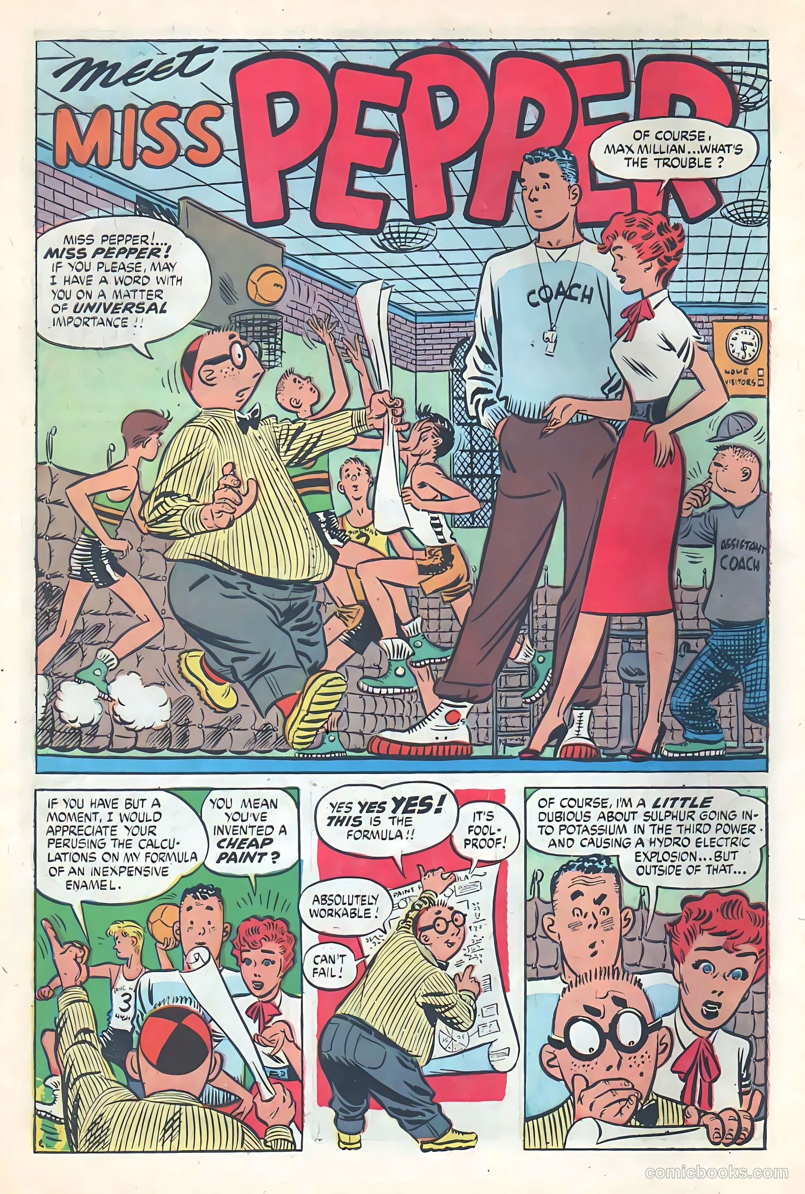 Meet Miss Pepper #5 (1954) — page 28 of 36
