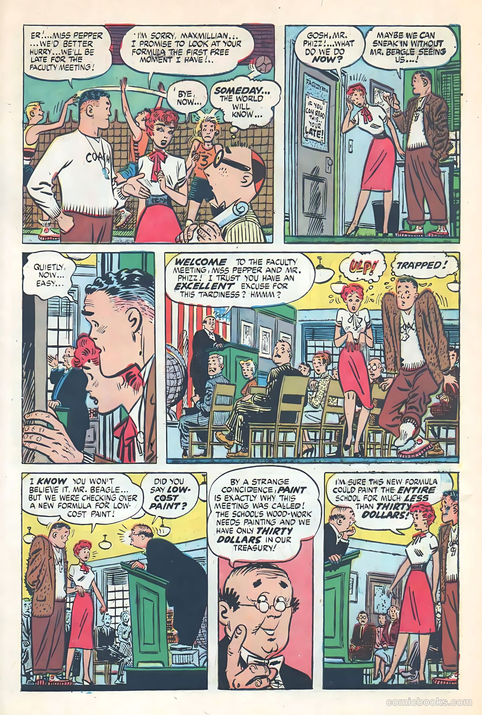 Meet Miss Pepper #5 (1954) — page 29 of 36