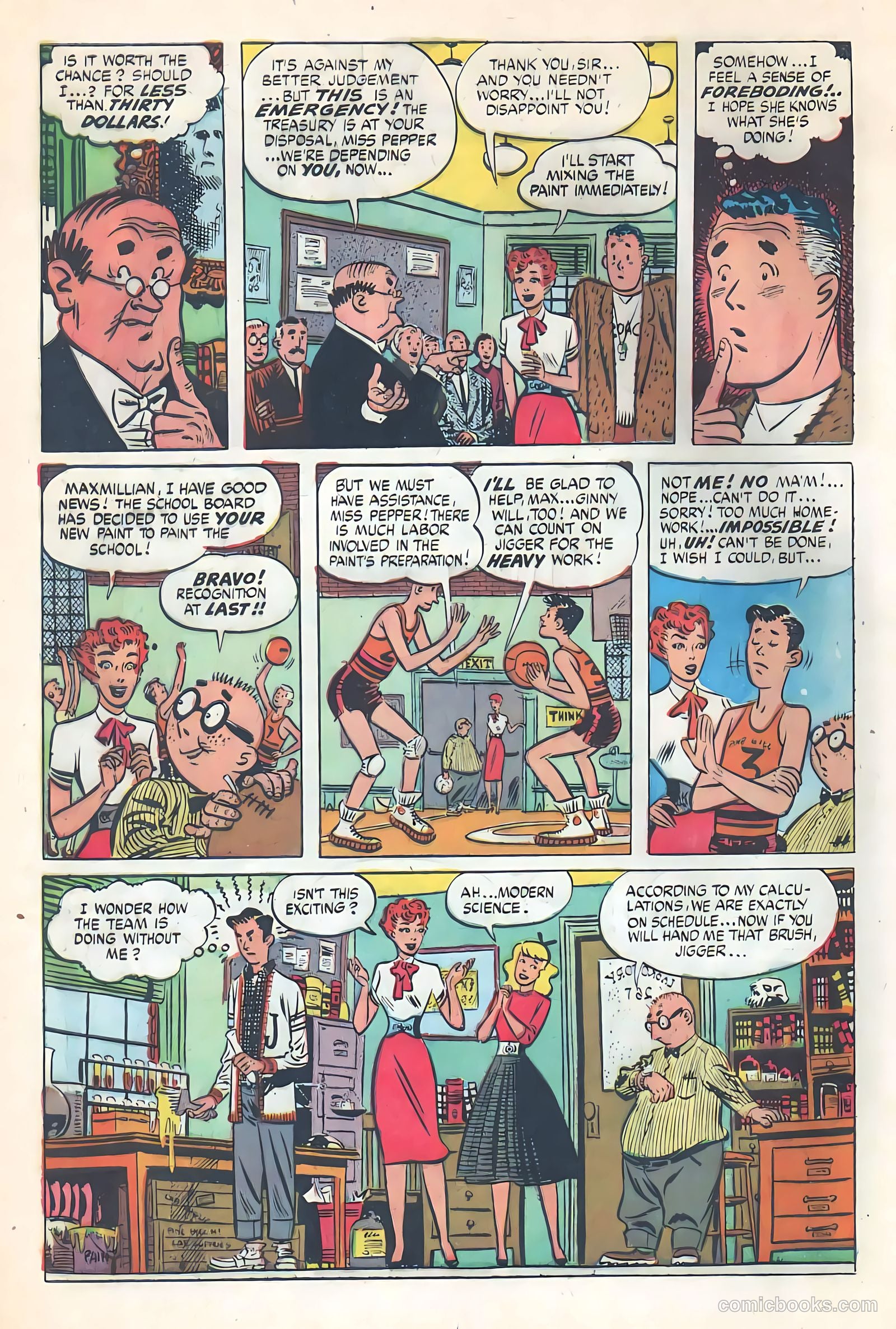 Meet Miss Pepper #5 (1954) — page 30 of 36