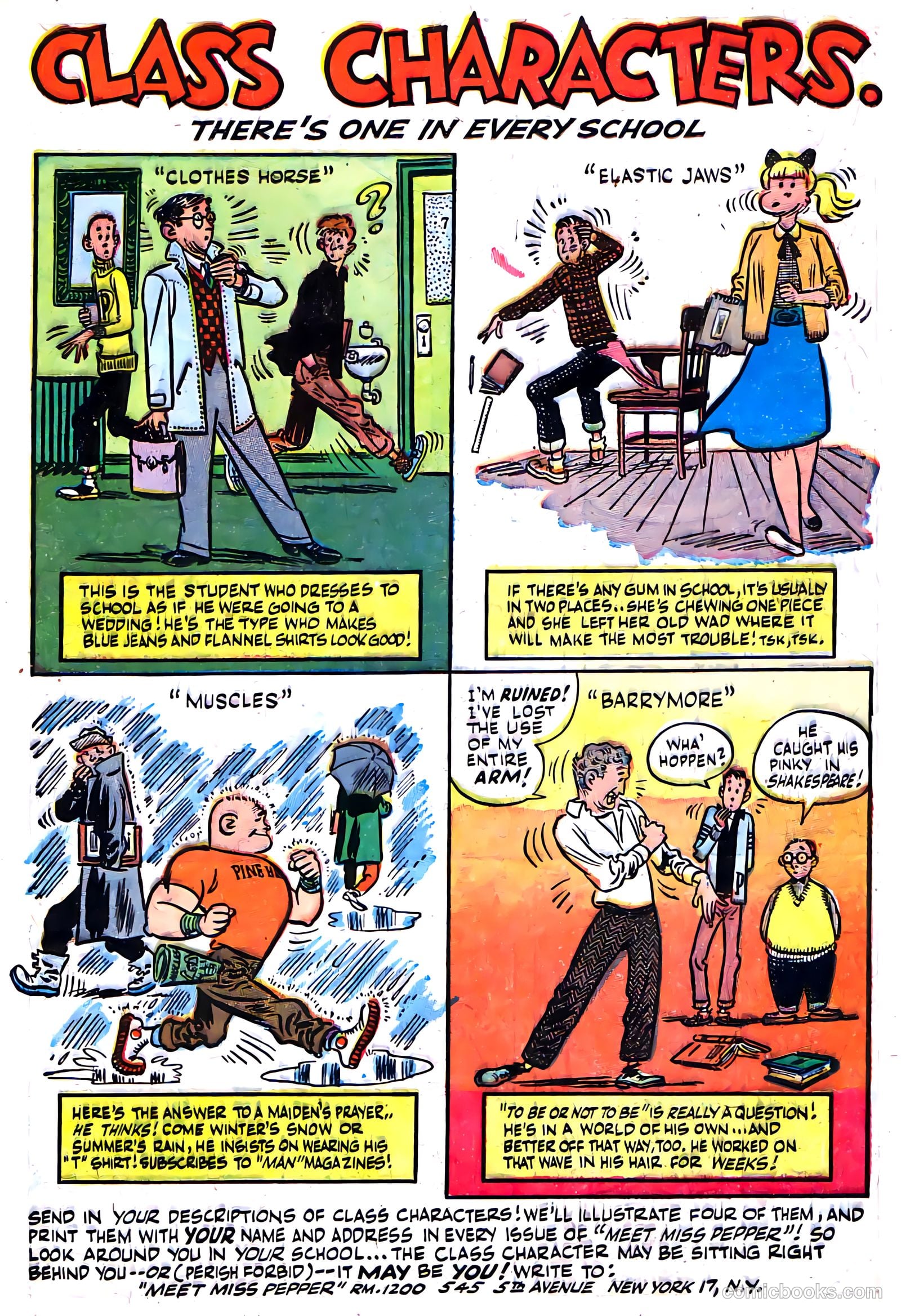 Meet Miss Pepper #6 (1954) — page 9 of 36