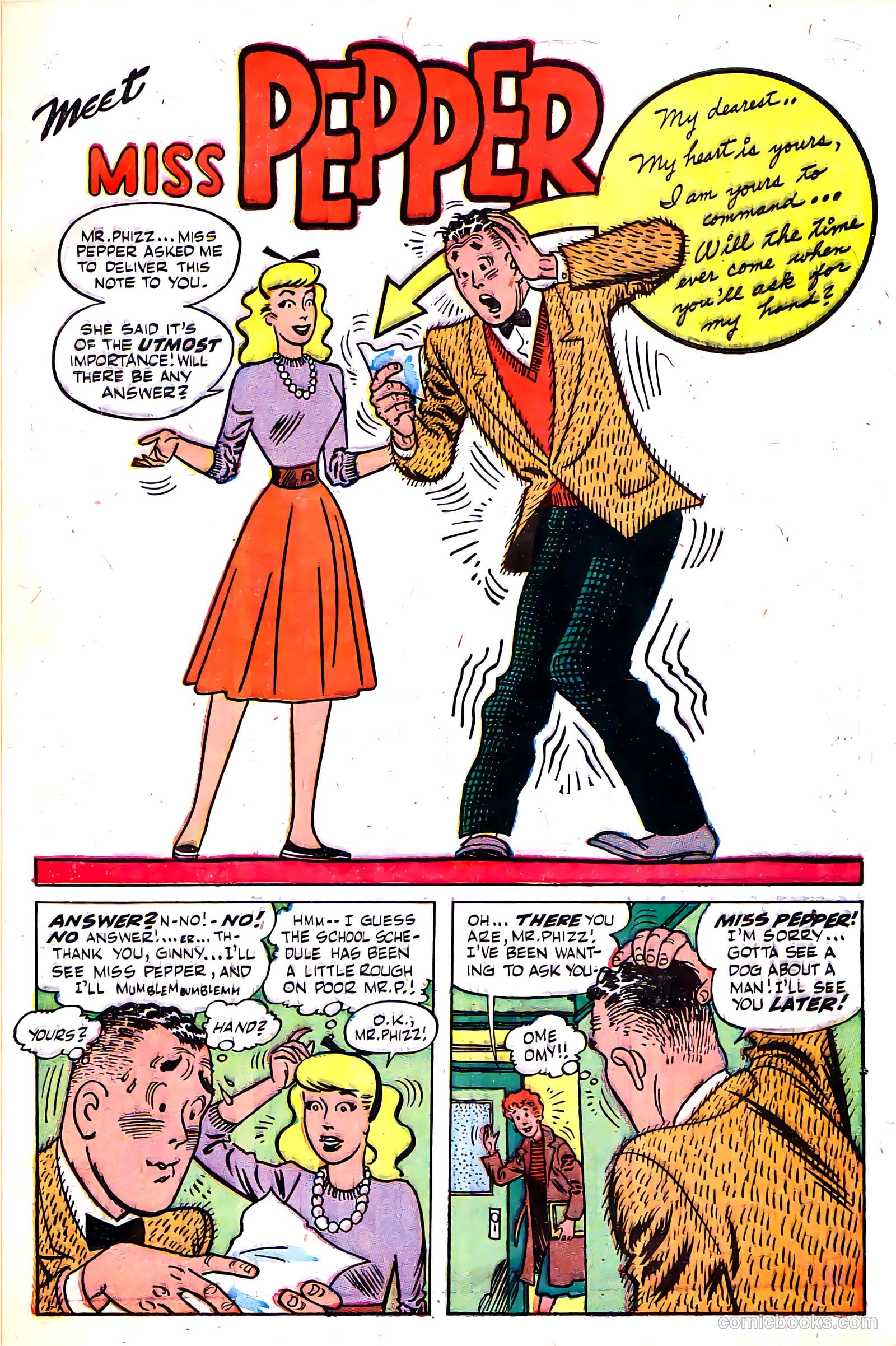 Meet Miss Pepper #6 (1954) — page 29 of 36