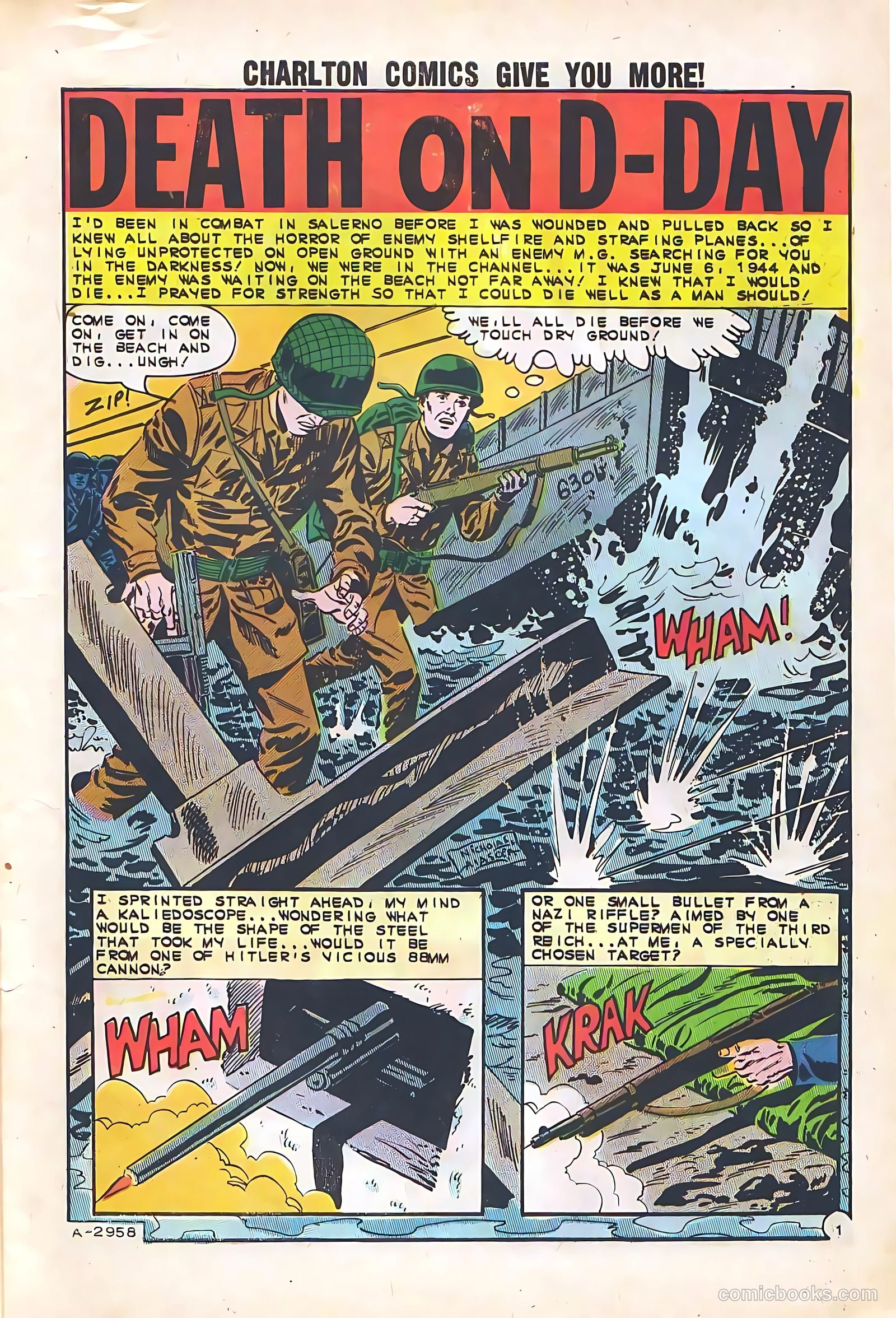 Army War Heroes #1 (1963) — page 7 of 36