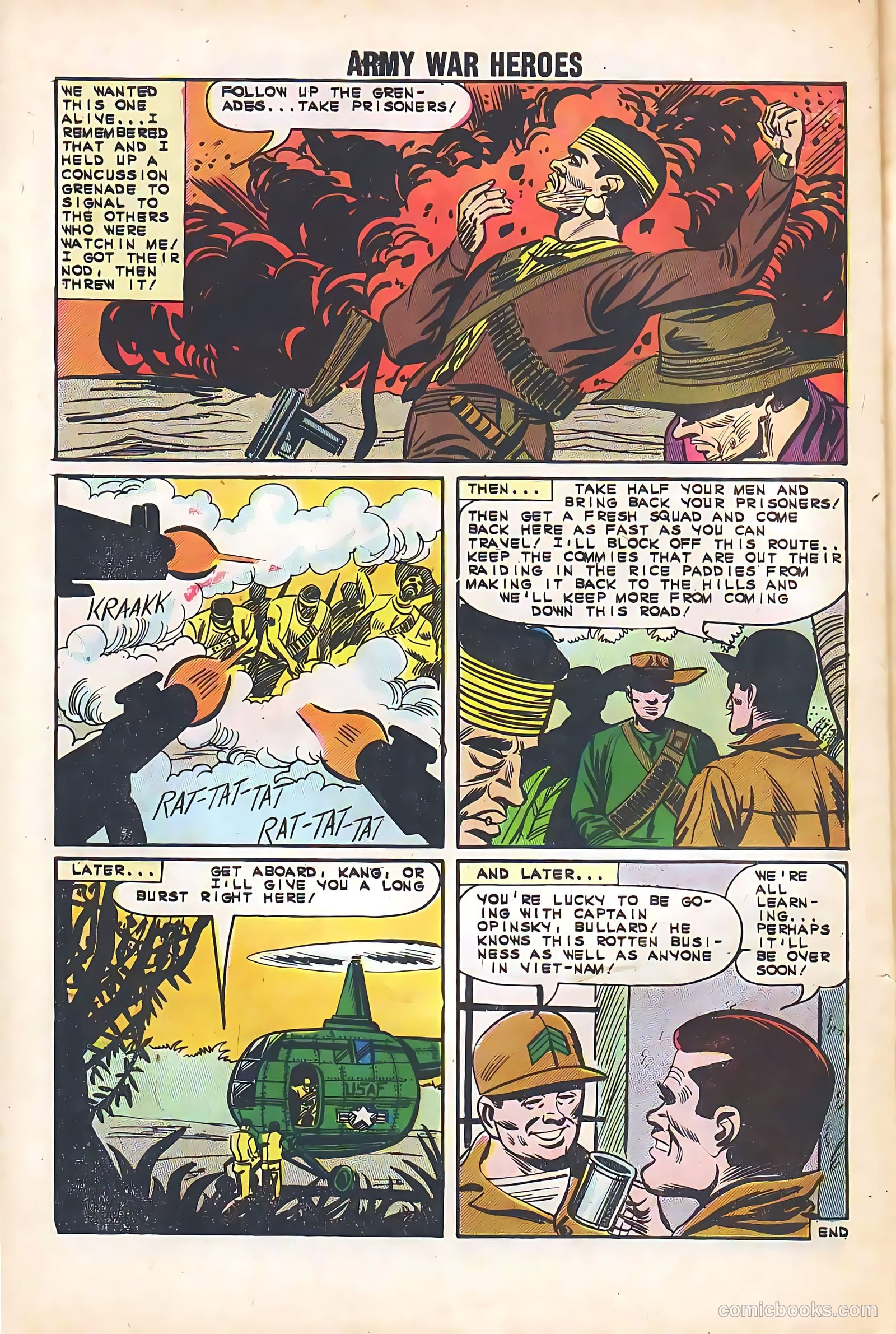 Army War Heroes #1 (1963) — page 30 of 36