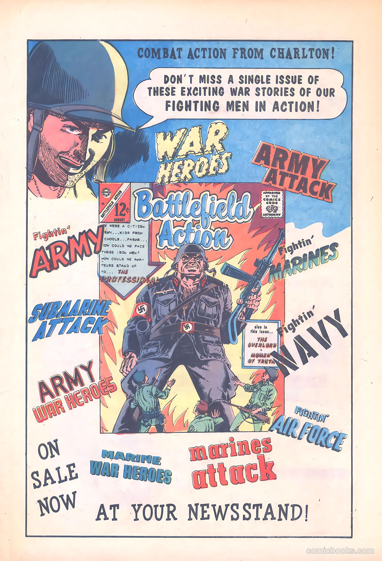 Army War Heroes #10 (1965) — page 8 of 36