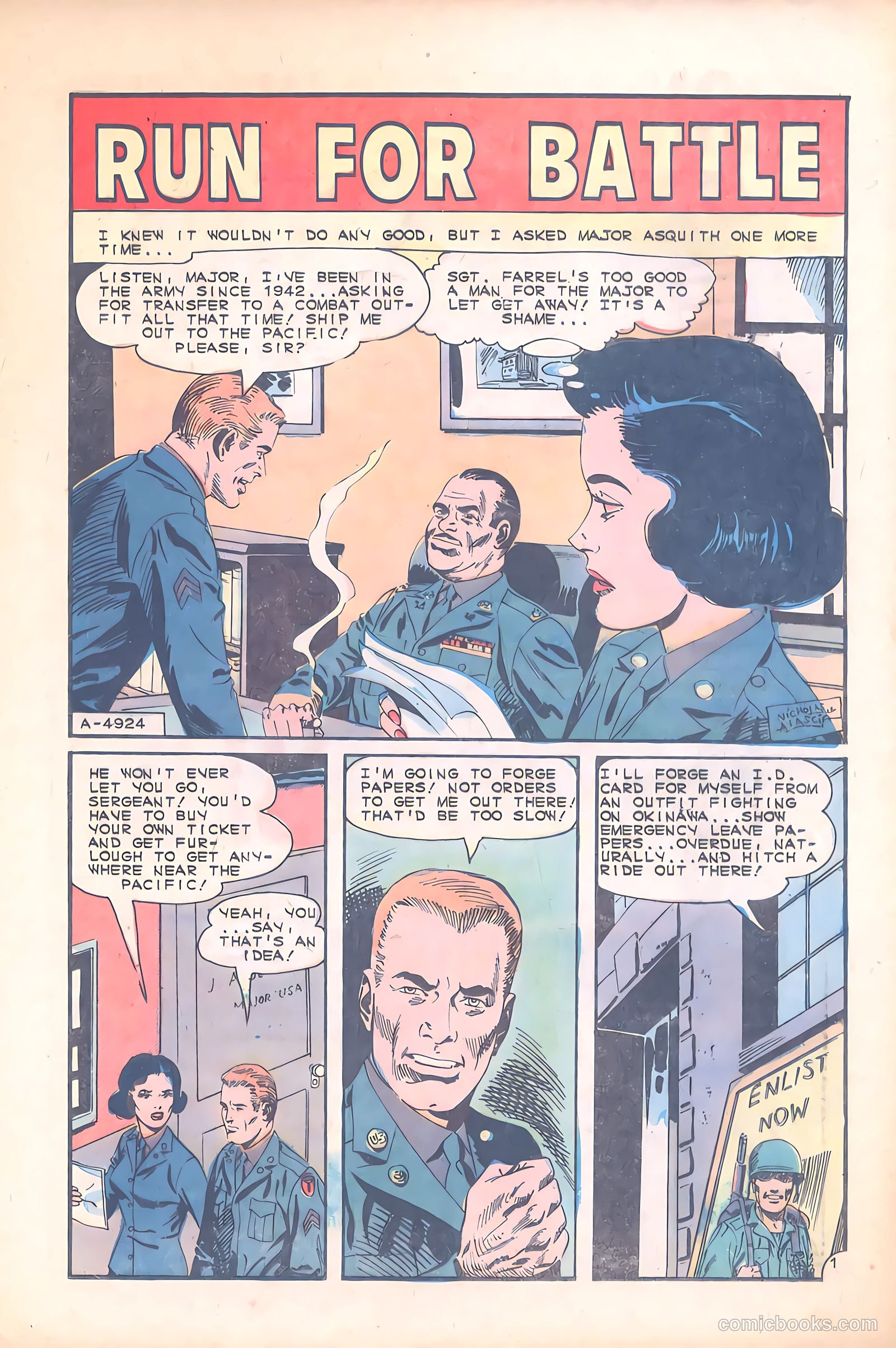 Army War Heroes #10 (1965) — page 25 of 36