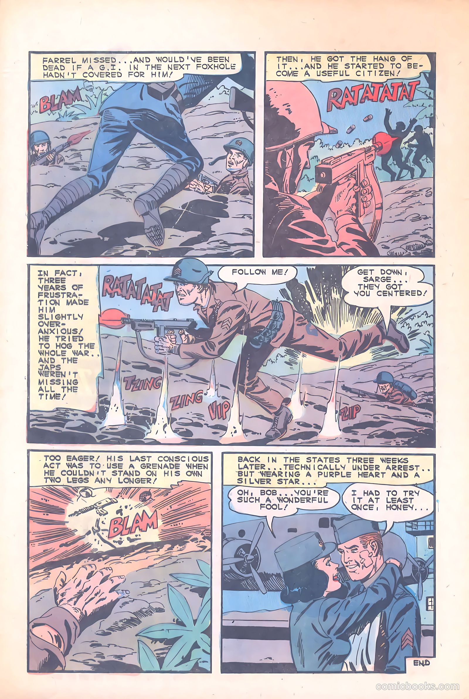 Army War Heroes #10 (1965) — page 28 of 36