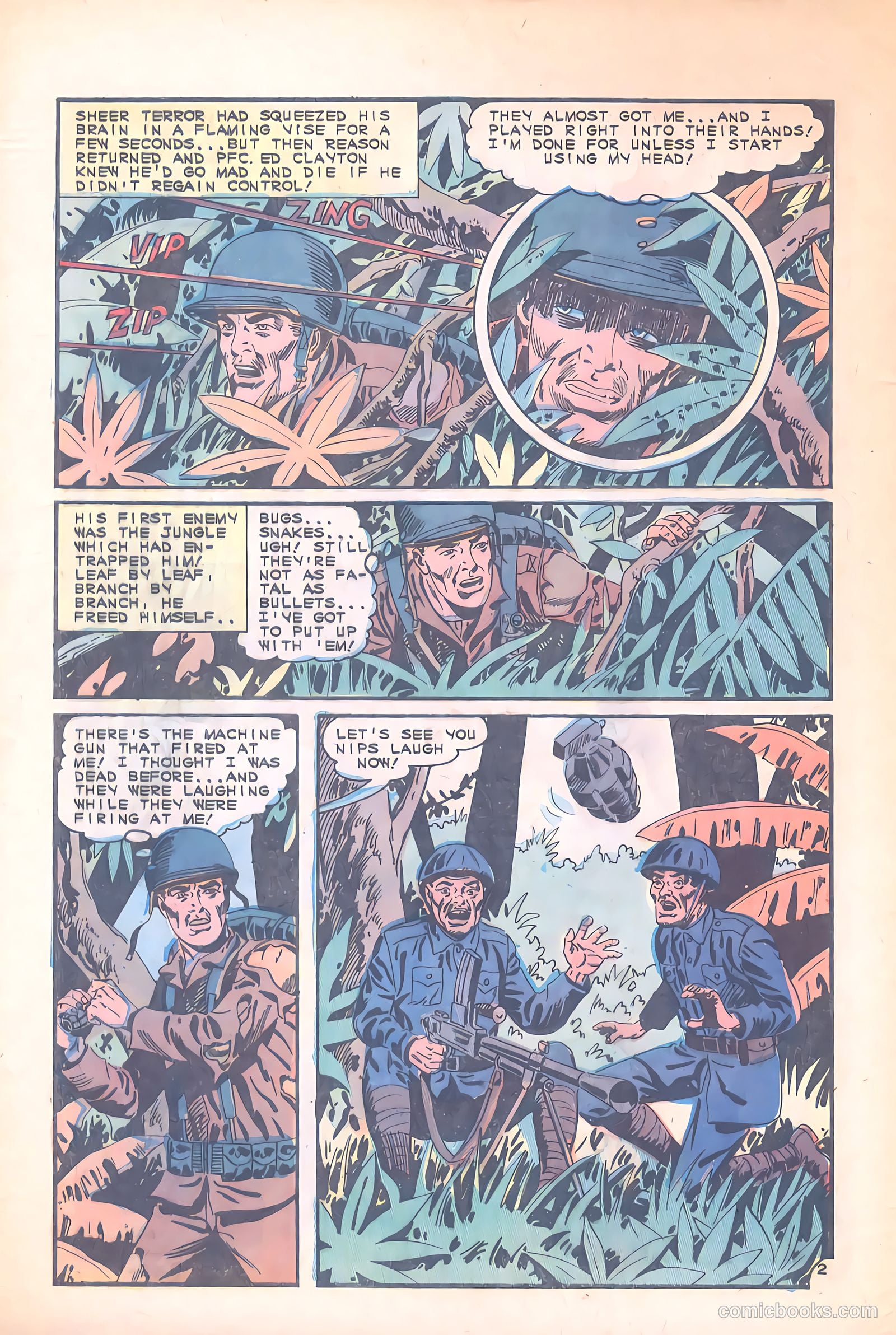 Army War Heroes #10 (1965) — page 32 of 36