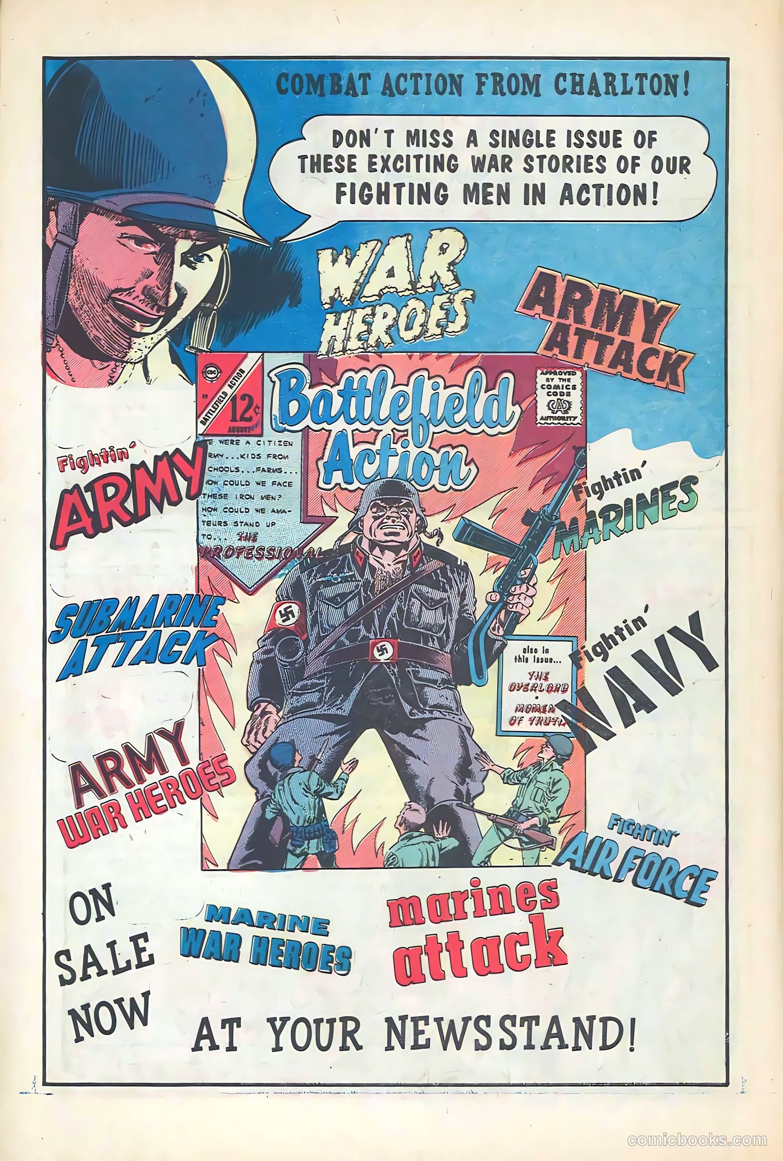 Army War Heroes #12 (1966) — page 8 of 36