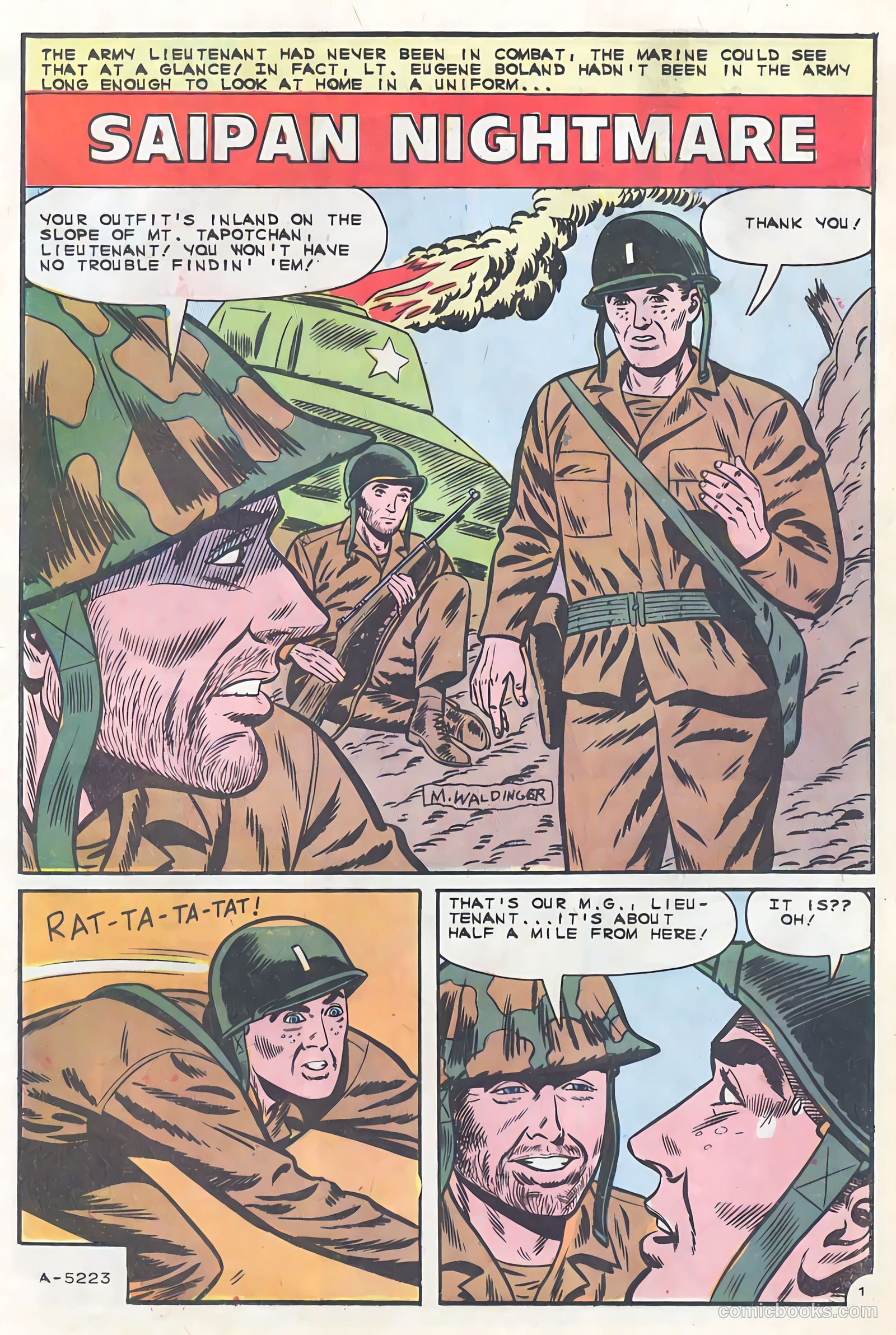 Army War Heroes #13 (1966) — page 25 of 36
