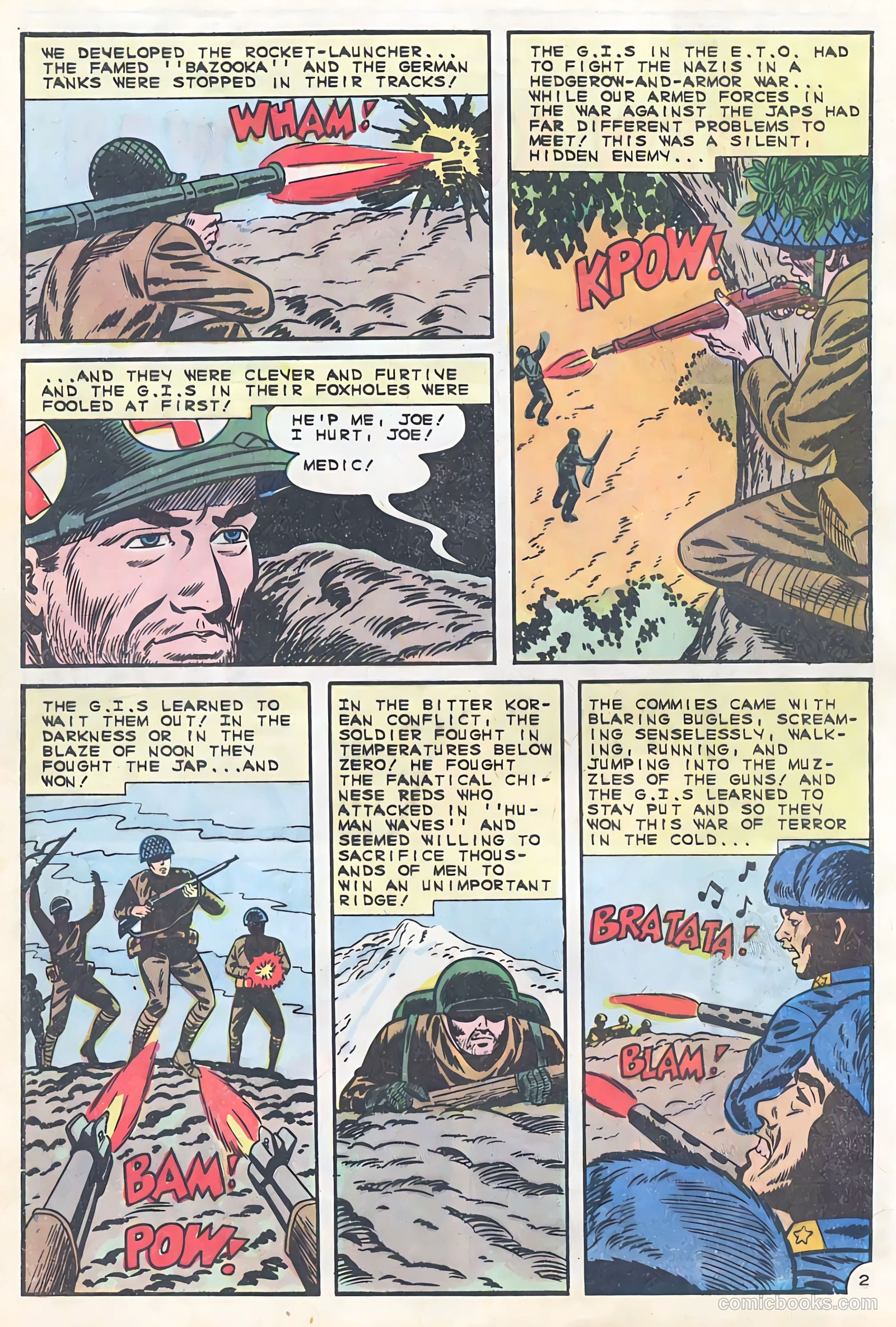 Army War Heroes #13 (1966) — page 32 of 36